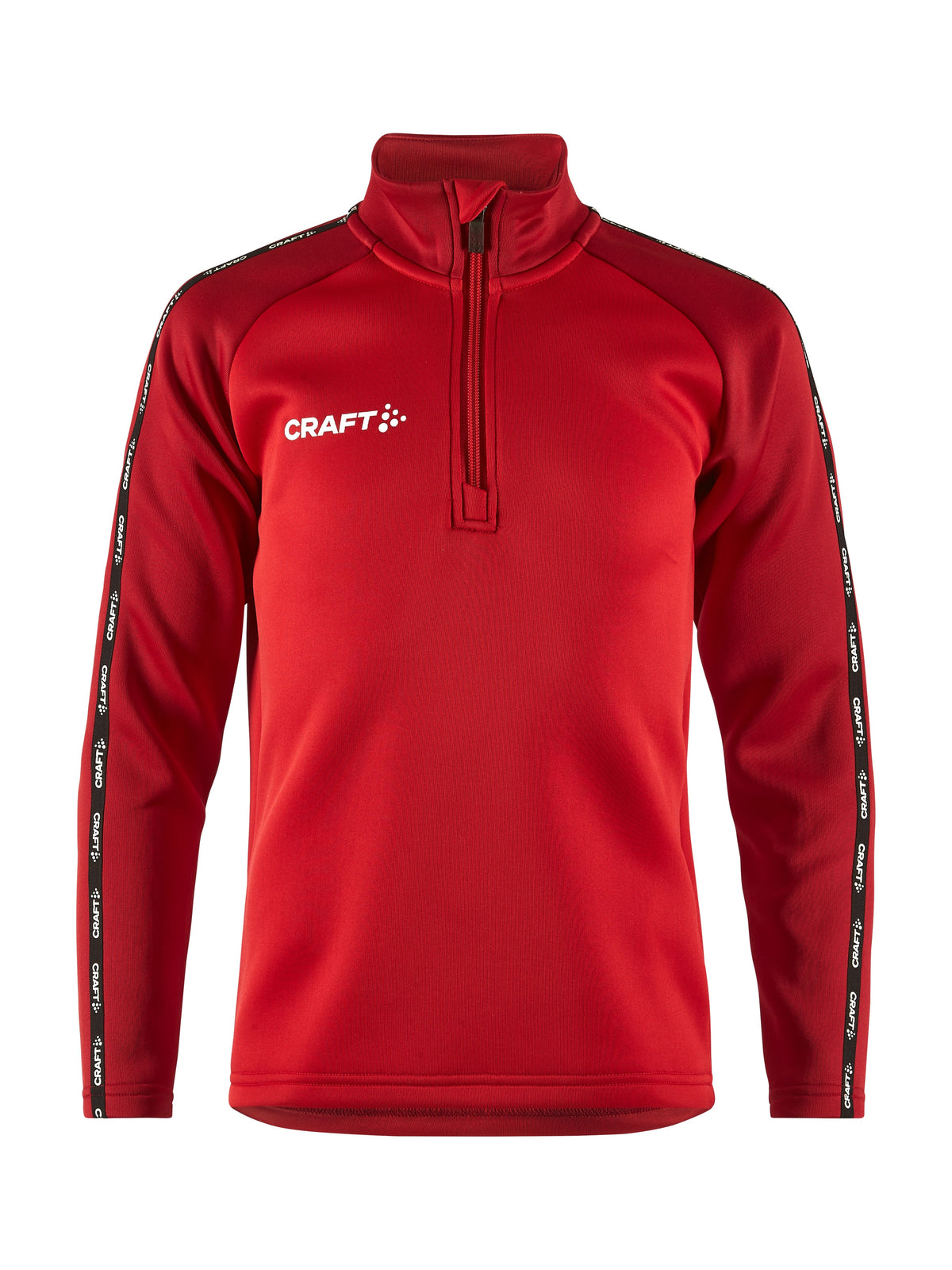 Craft Squad 2.0 Half Zip Junior in Rot/Dunkelrot, Vorderansicht