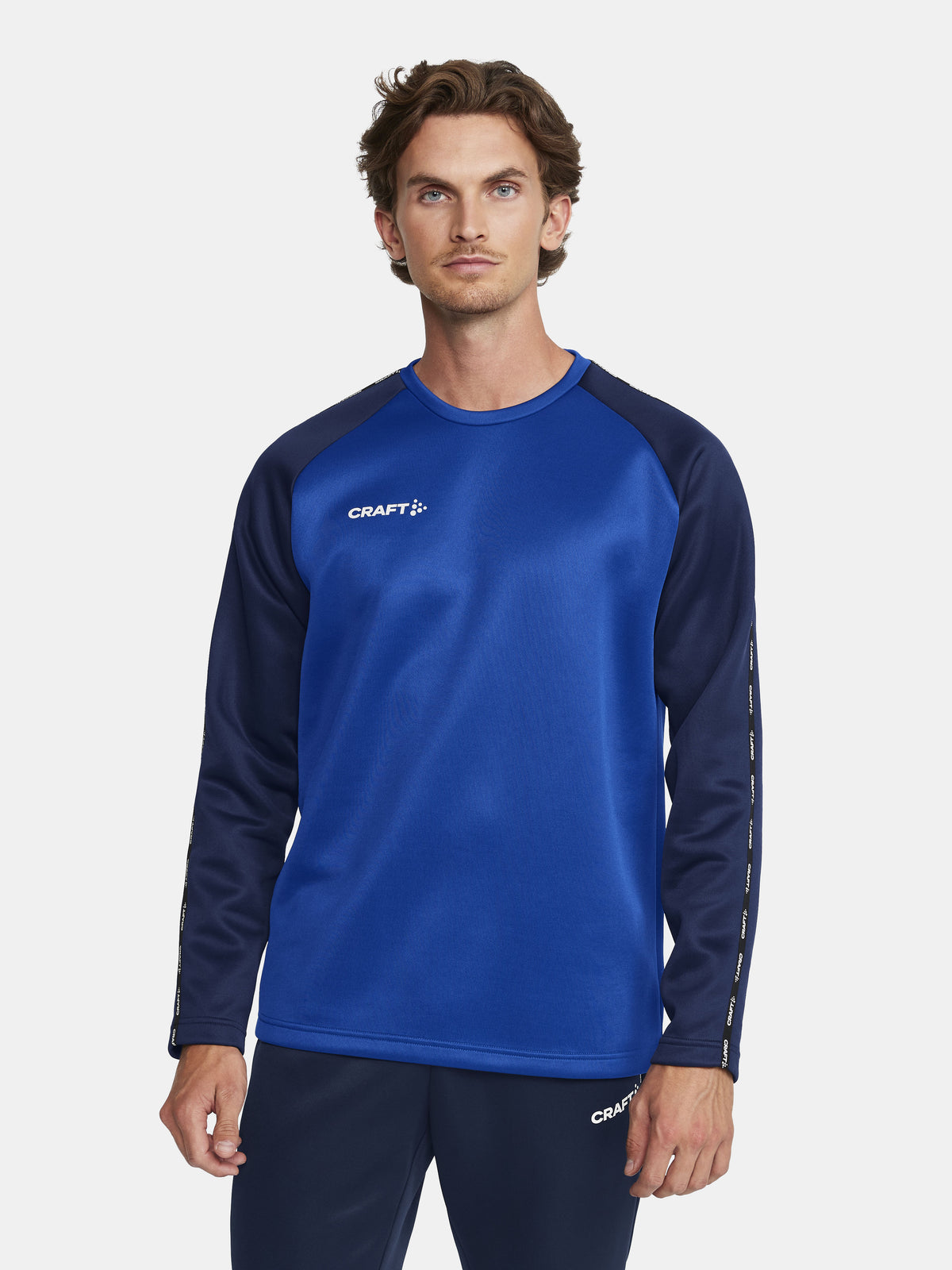 Craft Squad 2.0 Crewneck Herren in Kobaltblau/Navy, Detailansicht