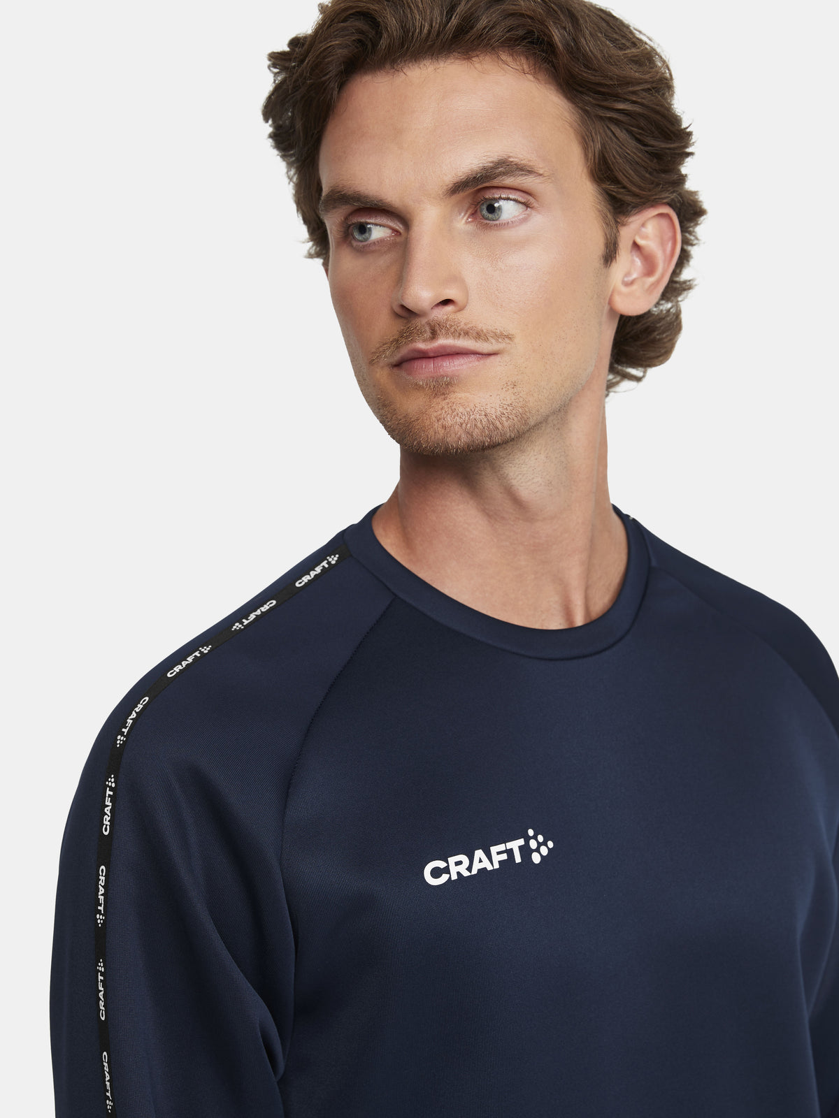 Craft Squad 2.0 Crewneck Herren in Navy, Detailansicht