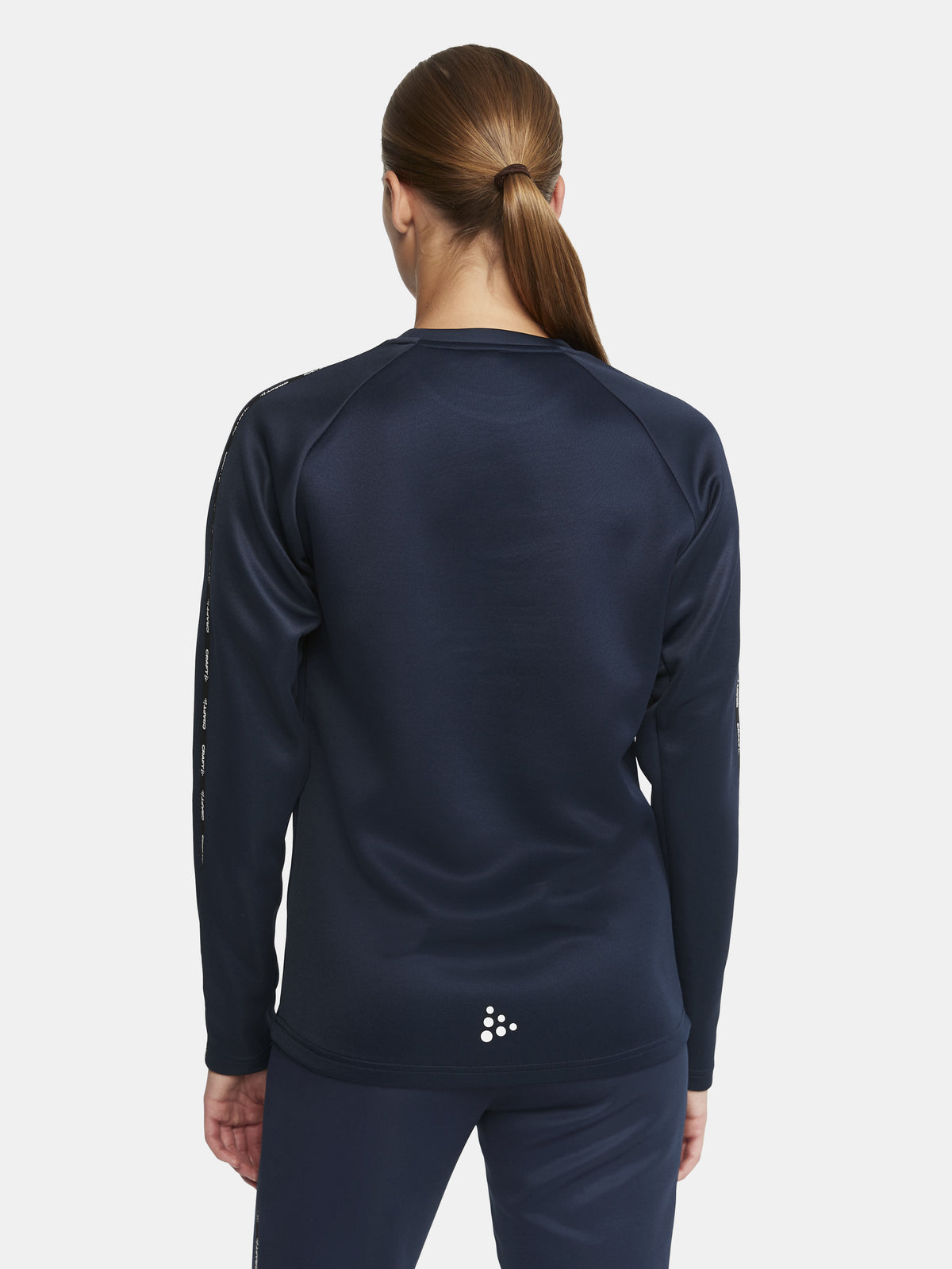 Craft Squad 2.0 Crewneck Damen in Navy, Detailansicht