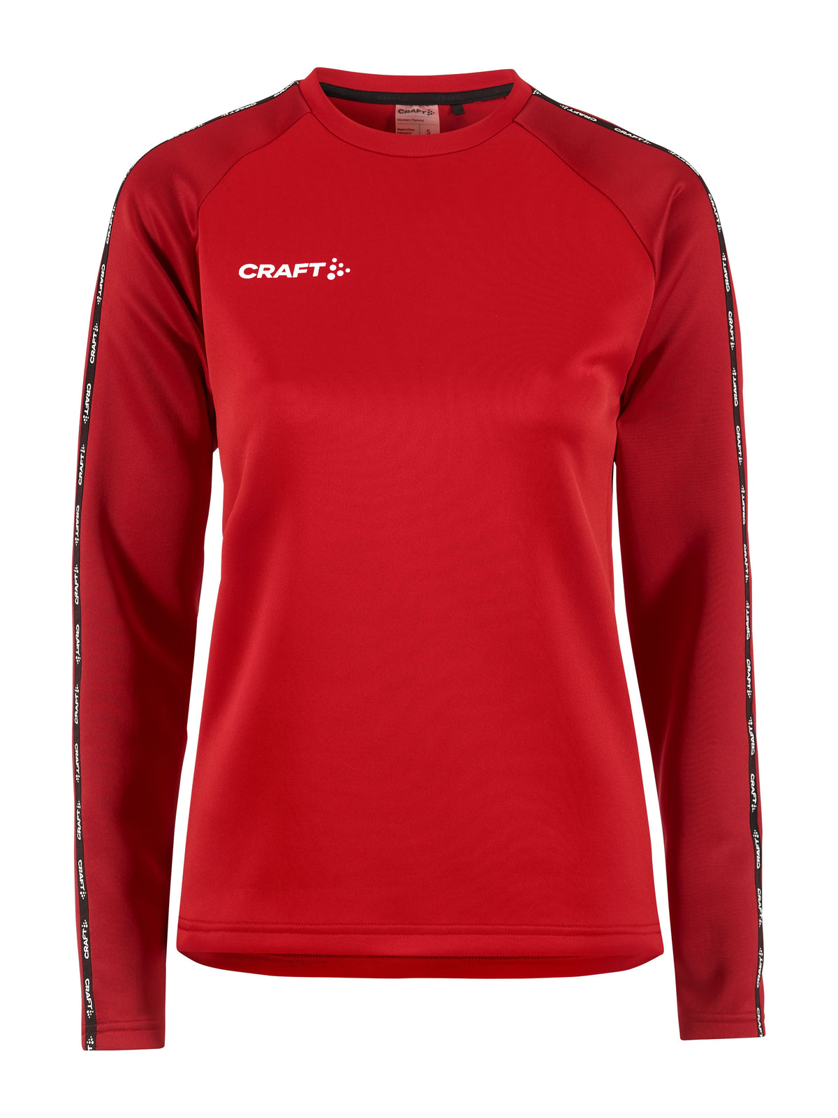 Craft Squad 2.0 Crewneck Damen in Rot/Dunkelrot, Vorderansicht