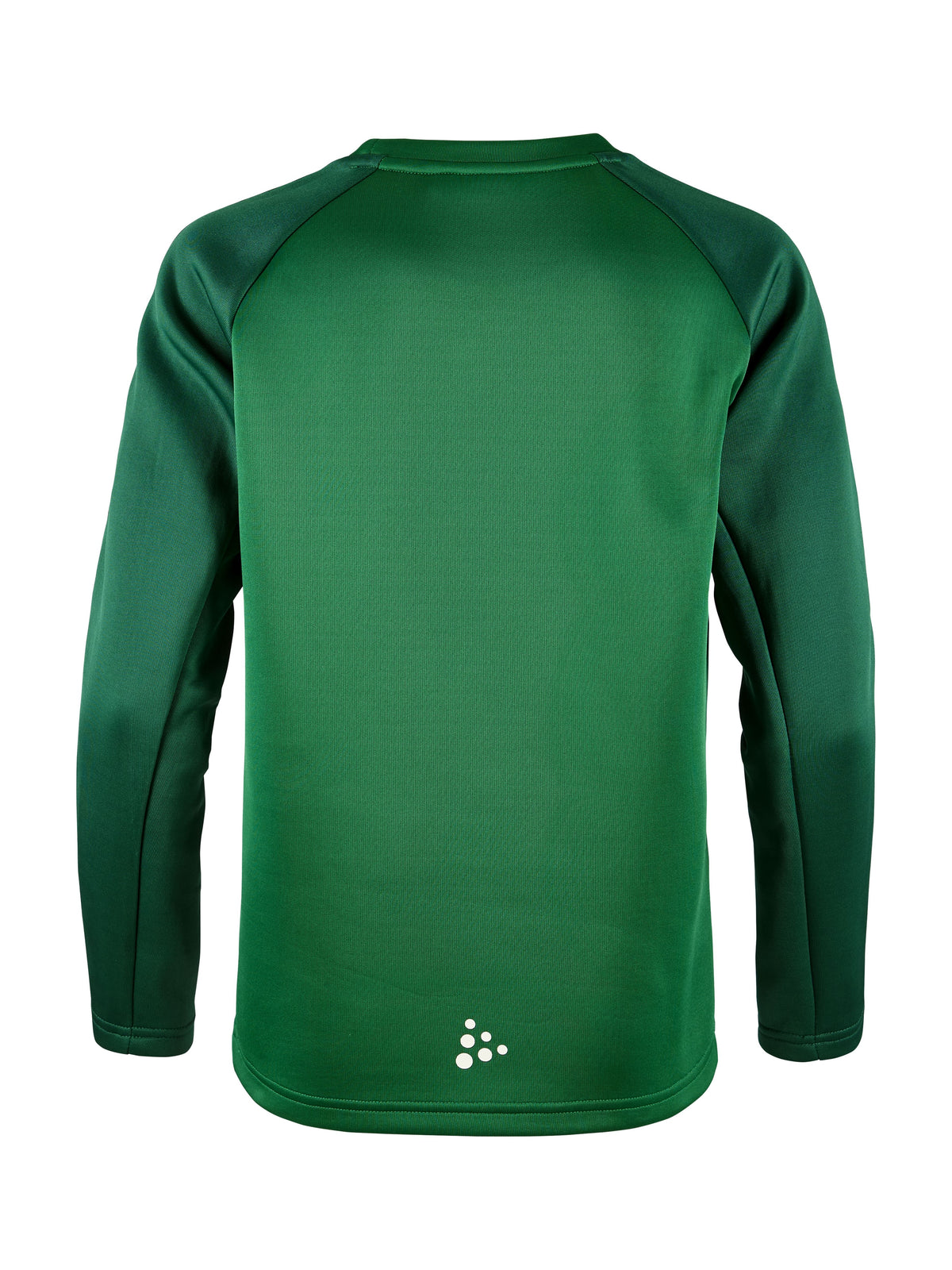 Craft Squad 2.0 Crewneck Junior in Grün/Dunkelgrün, Rückansicht