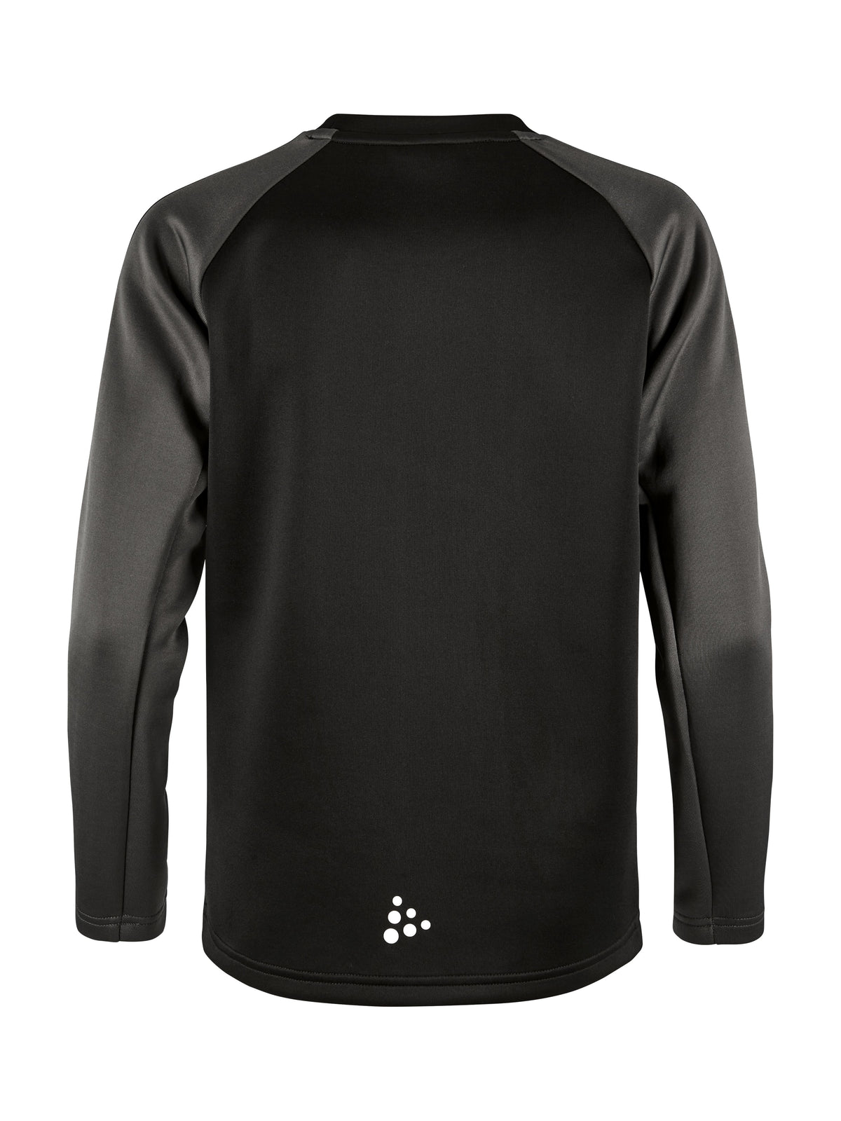 Craft Squad 2.0 Crewneck Junior in Schwarz/Anthrazit, Rückansicht