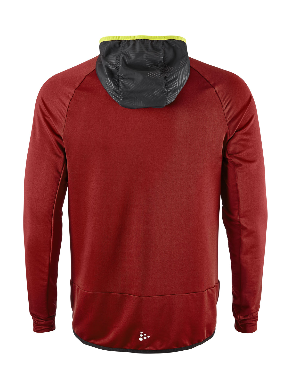 Craft Extend Full Zip Herren in Weinrot, Rückansicht