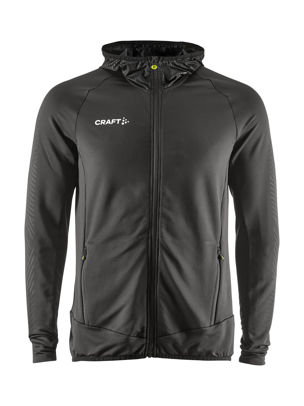 Craft Extend Full Zip Herren in Dunkelgrau, Vorderansicht
