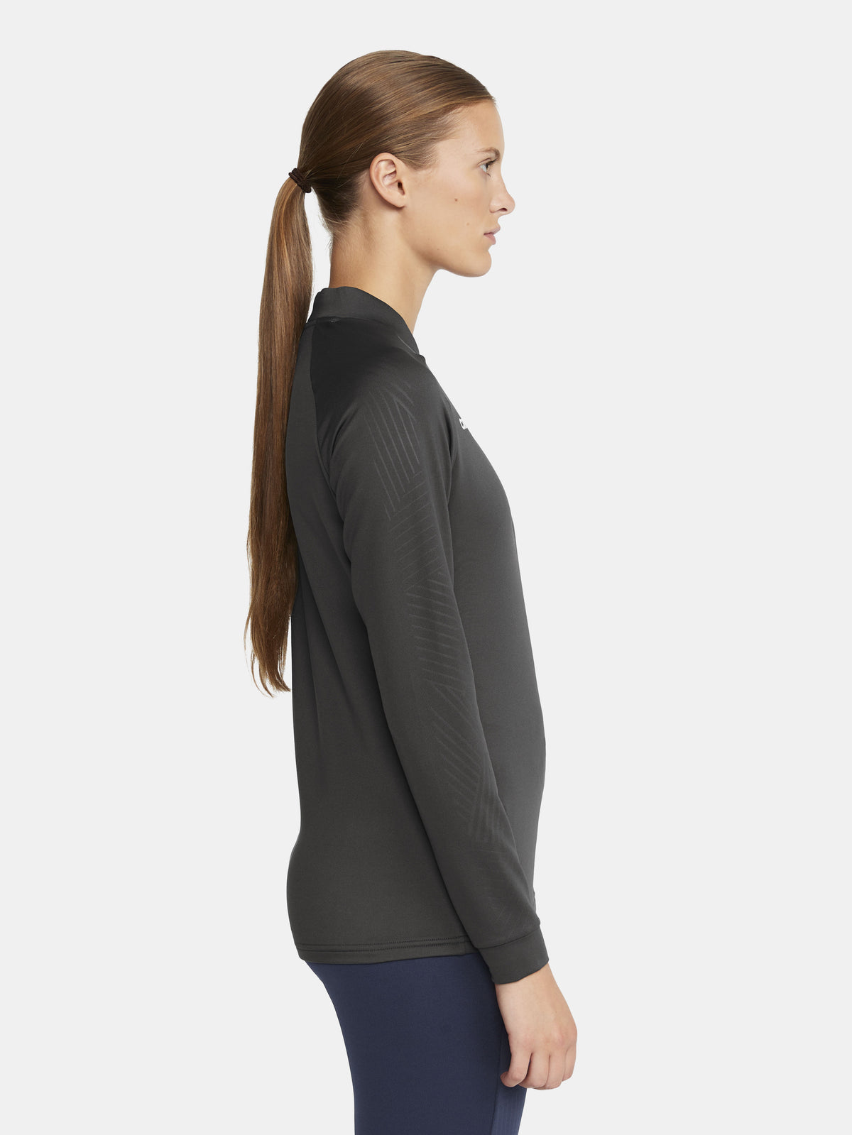 Craft Extend Half Zip Damen in Dunkelgrau, Detailansicht
