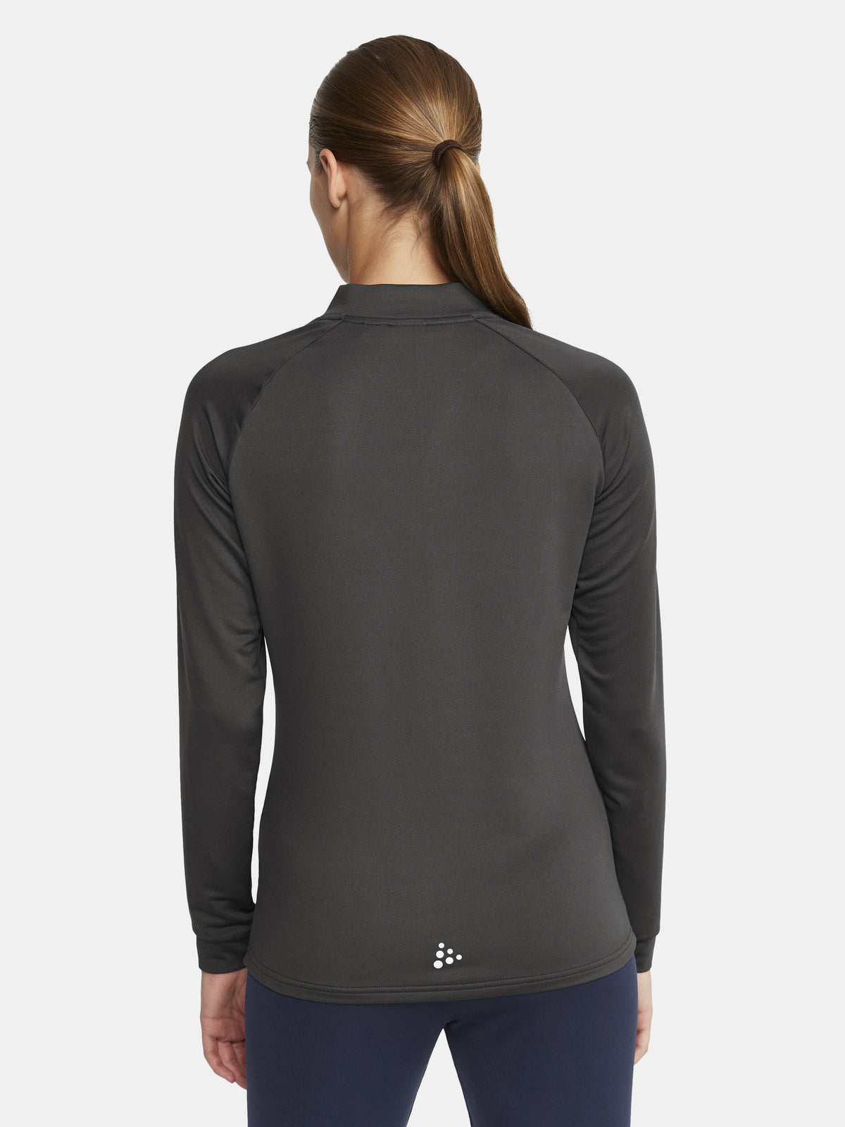 Craft Extend Half Zip Damen in Dunkelgrau, Detailansicht