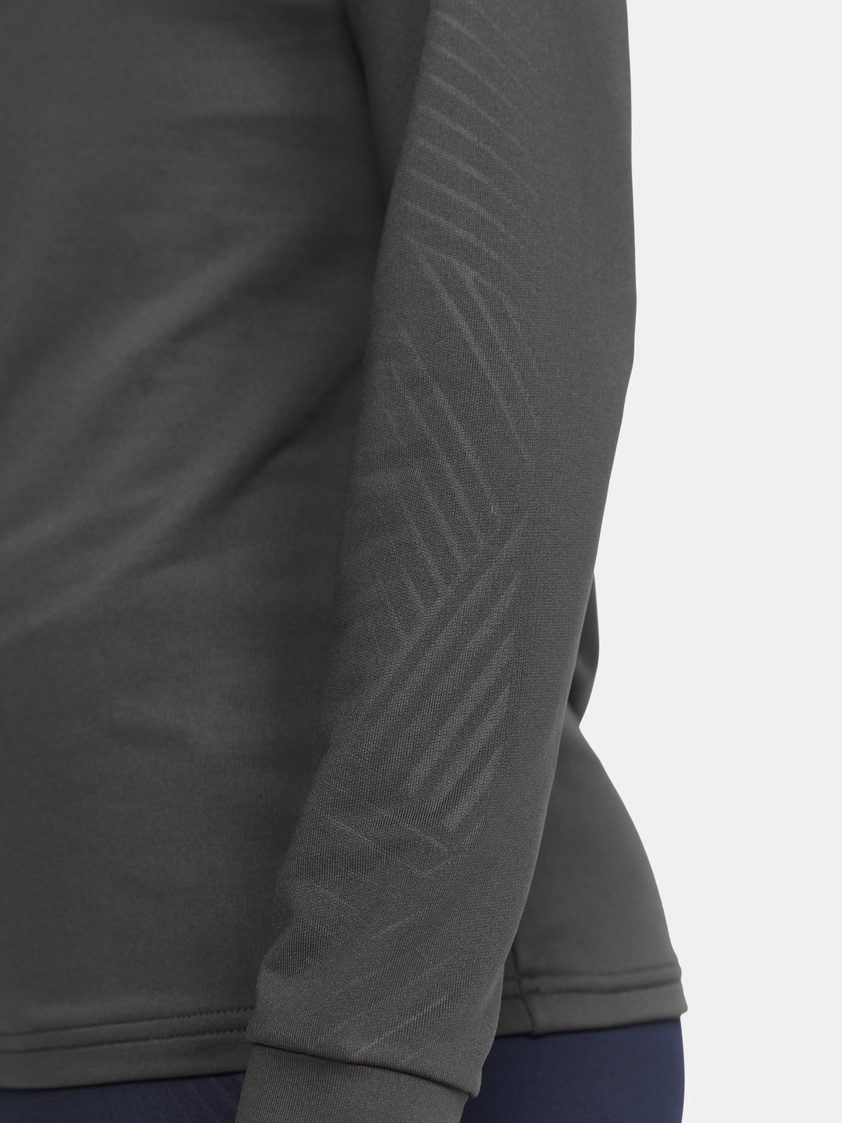 Craft Extend Half Zip Damen in Dunkelgrau, Detailansicht