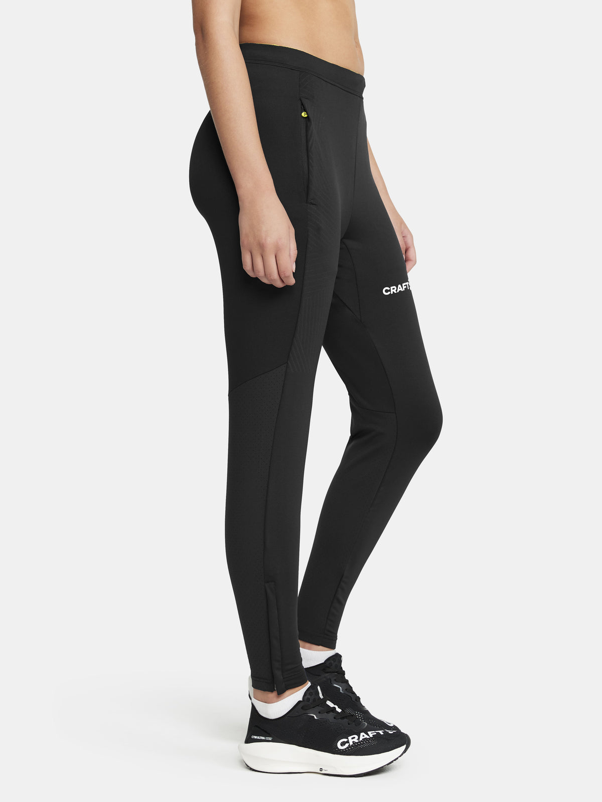Craft Extend Pant Damen in Schwarz, Detailansicht