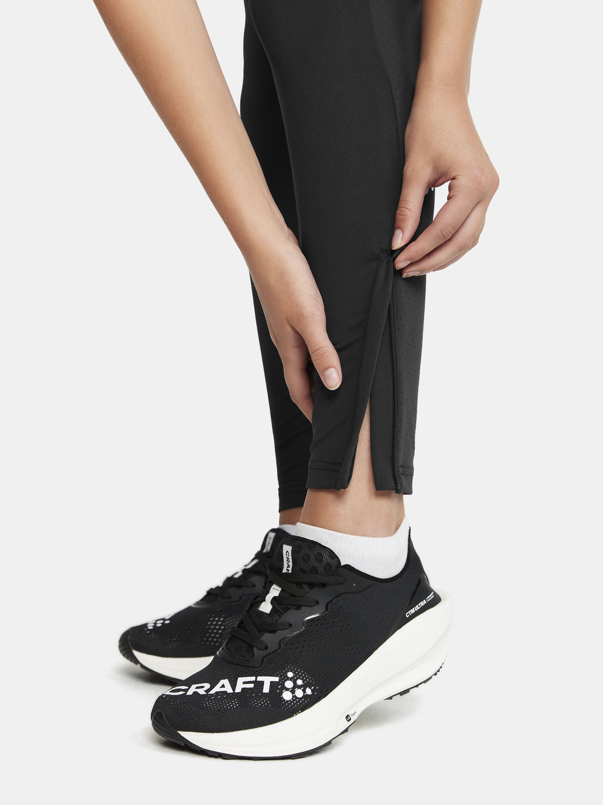 Craft Extend Pant Damen in Schwarz, Detailansicht