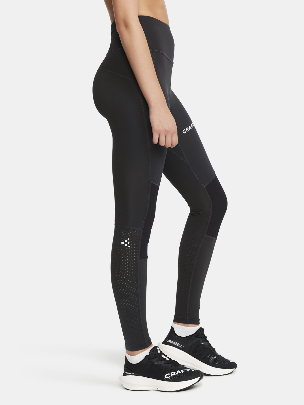 Craft Extend Force Tights Damen in Schwarz, Detailansicht