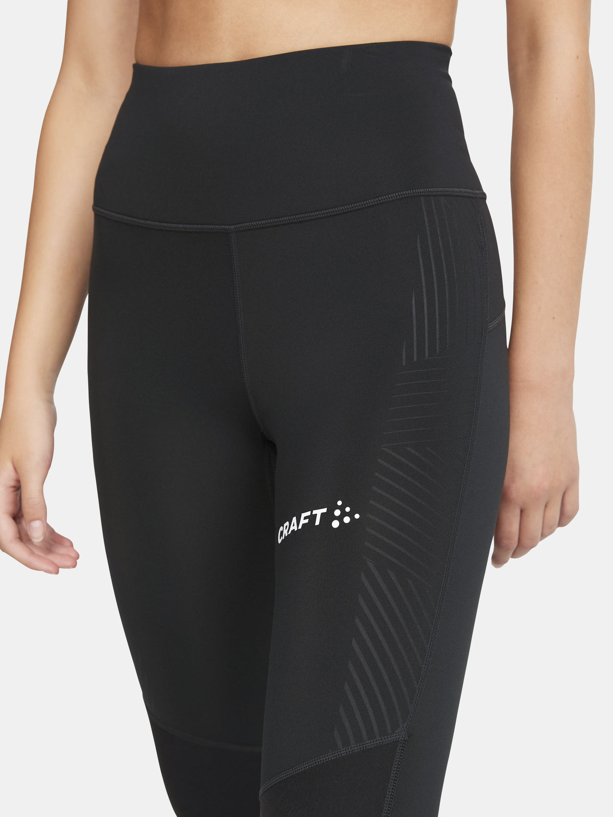 Craft Extend Force Tights Damen in Schwarz, Detailansicht