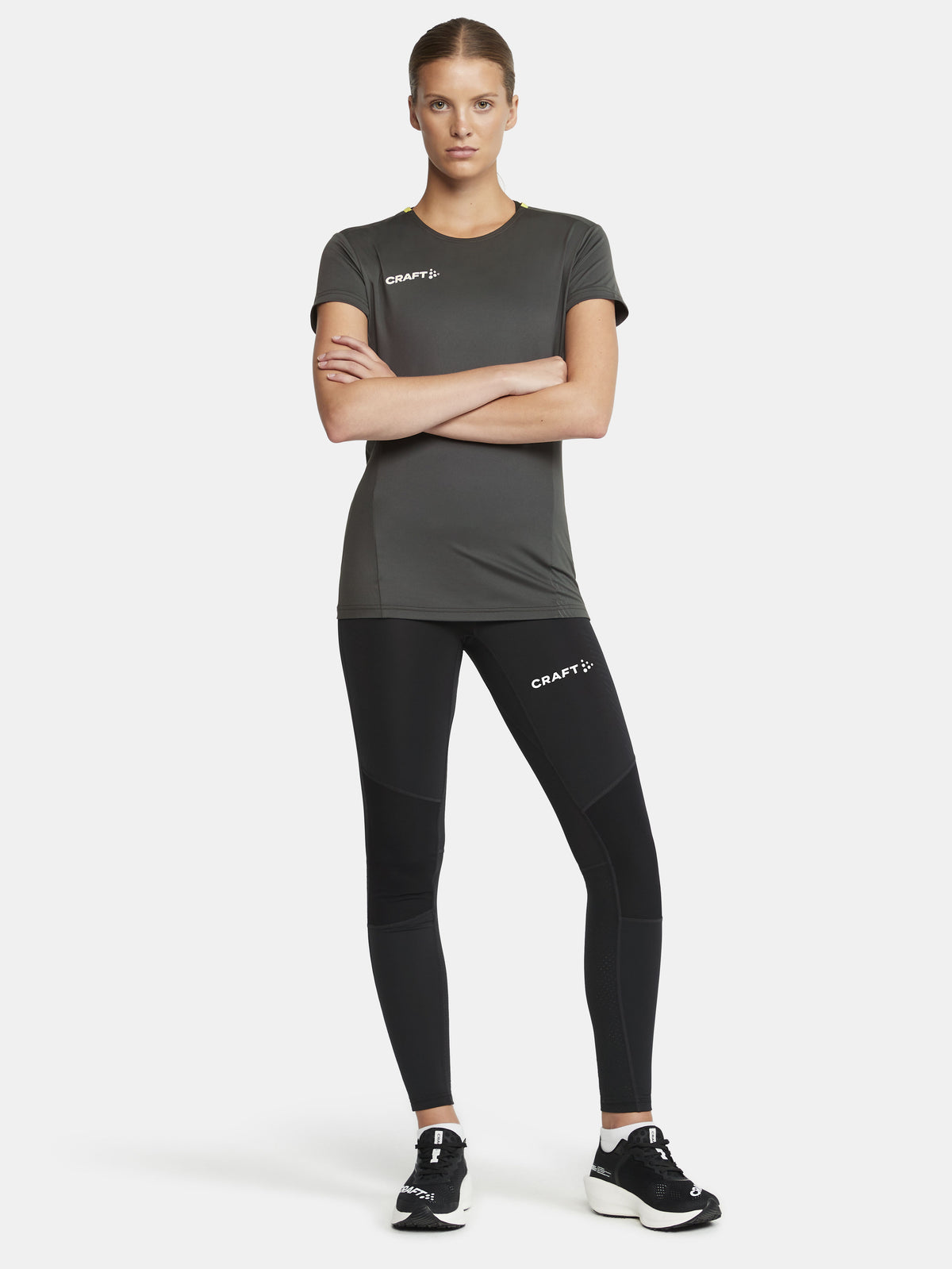 Craft Extend Force Tights Damen in Schwarz, Detailansicht