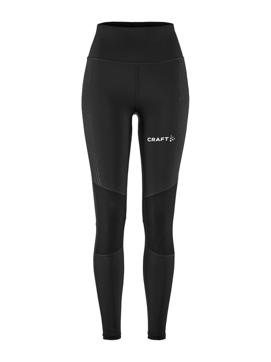 Craft Extend Force Tights Damen in Schwarz, Vorderansicht