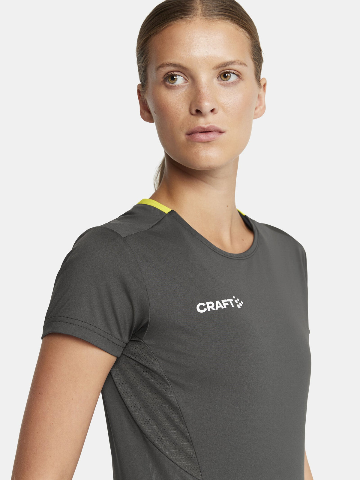 Craft Extend Jersey Damen in Dunkelgrau, Detailansicht