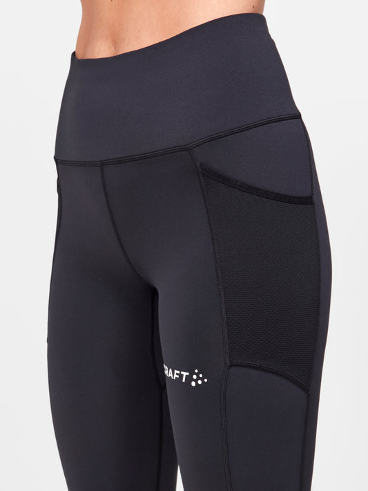 Craft Ability Tights Damen in Schwarz, Detailansicht