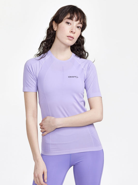 Craft ADV Cool Intensity SS Damen in Lavendel, Detailansicht