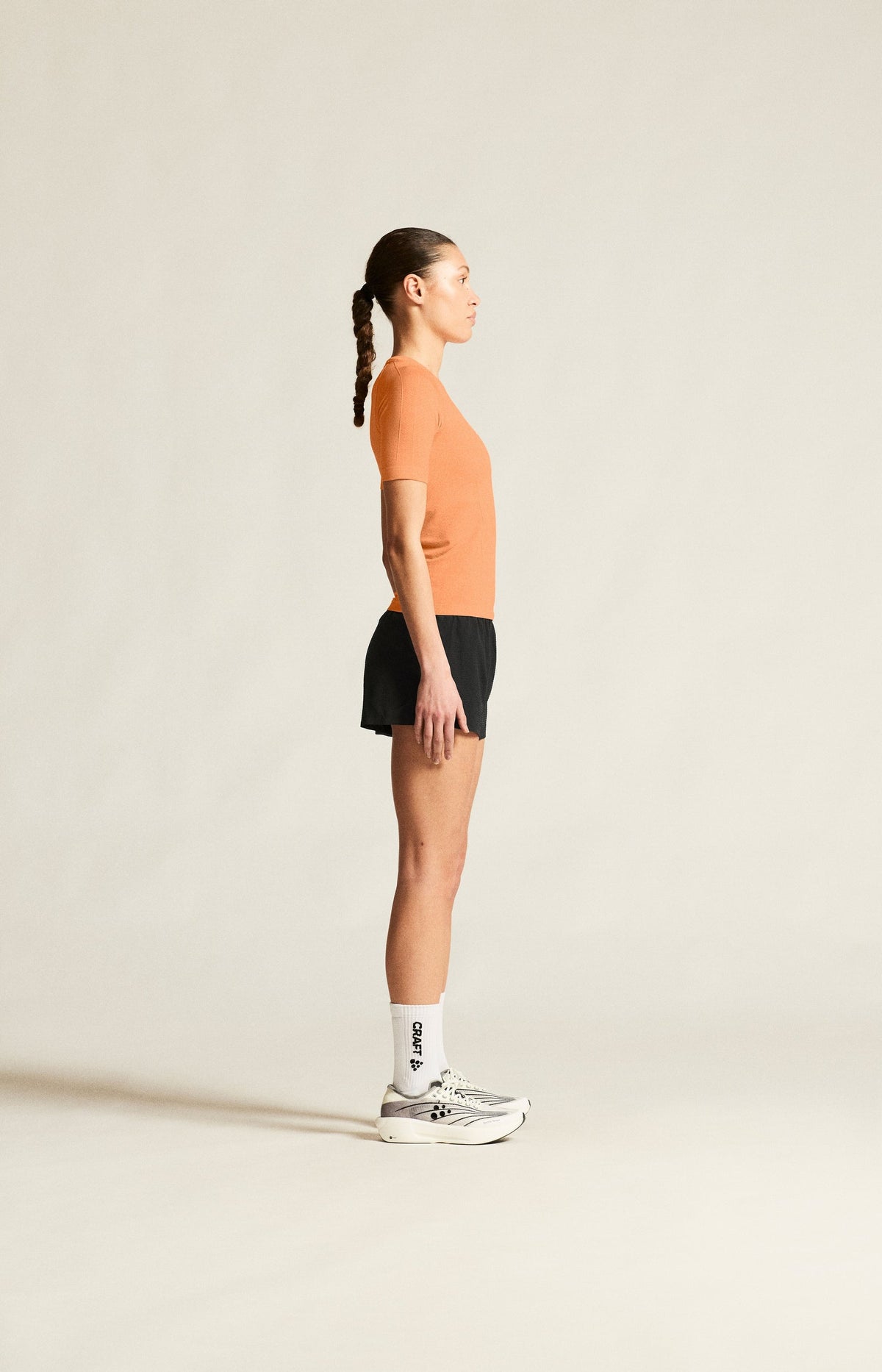 Craft ADV Cool Intensity SS Damen in Apricot, Detailansicht