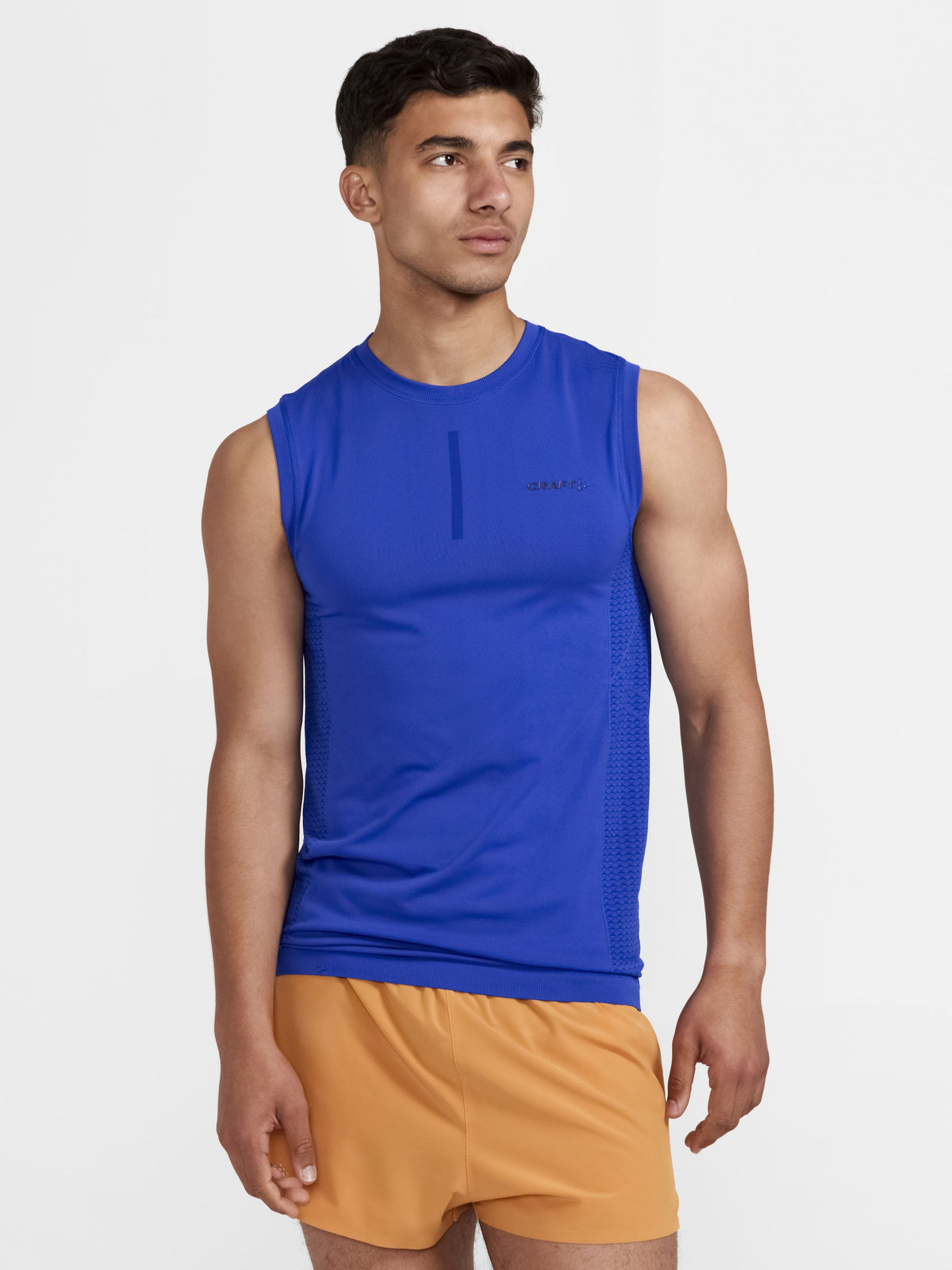 Craft ADV Cool Intensity SL Tee Herren in Tintenblau, Detailansicht