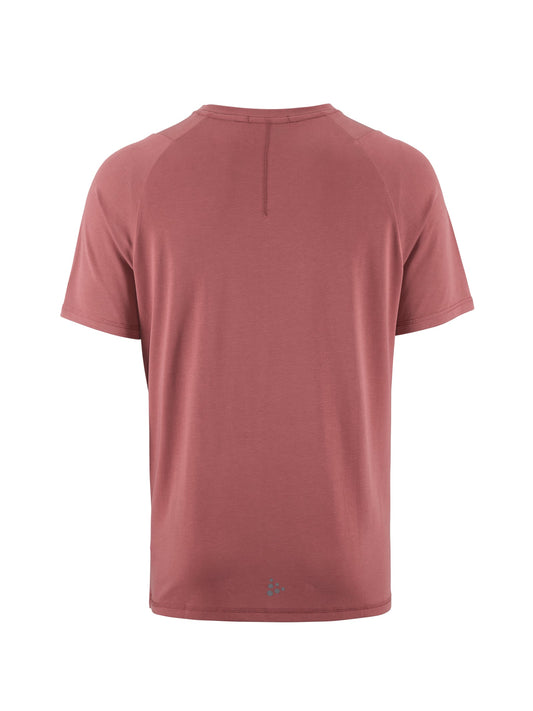 Craft Collective Bi-Blend SS Tee Herren in Rot, Rückansicht