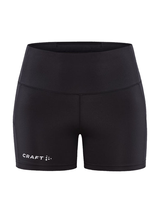 Craft ADV Essence Hot Pants 2 Damen in Schwarz, Vorderansicht