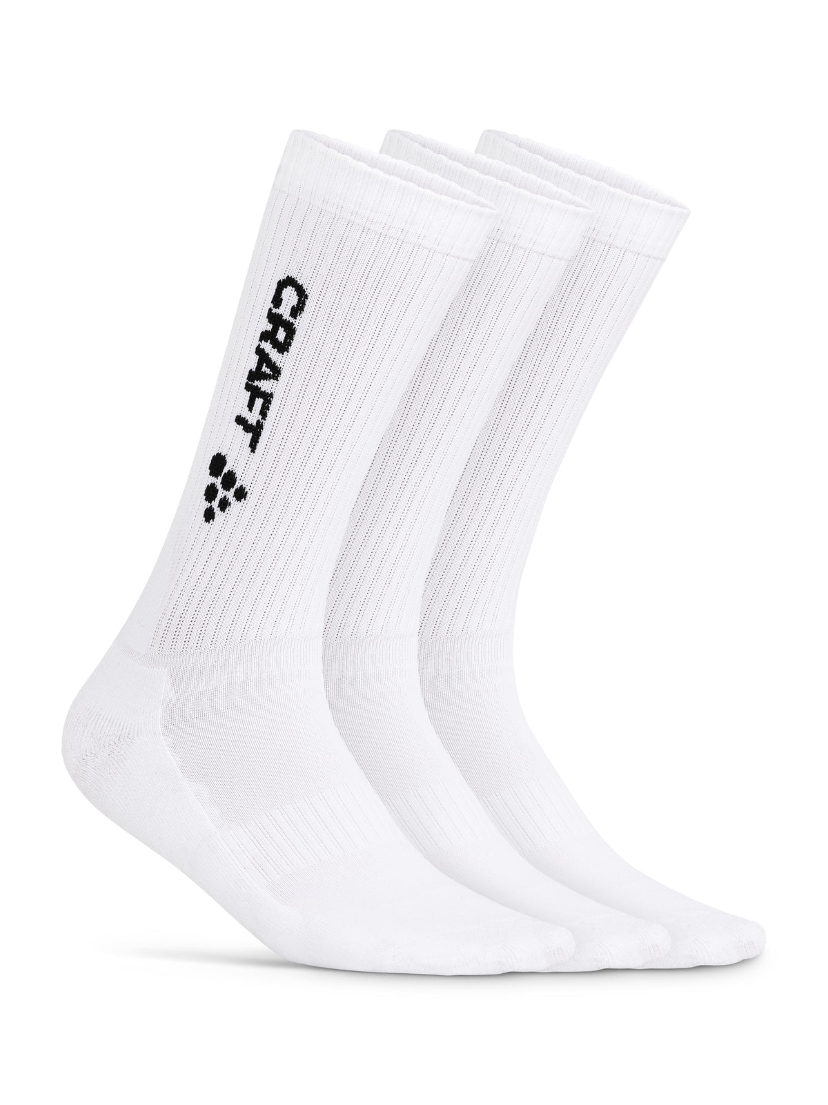 Craft Progress Indoor 3-Pack Sock in Weiss, Vorderansicht