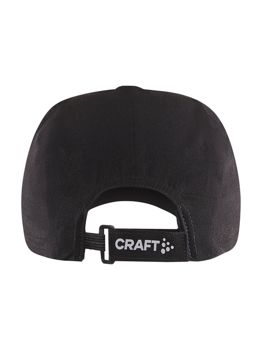Craft PRO Run Soft Cap in Schwarz, Rückansicht