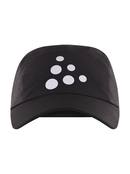 Craft PRO Run Soft Cap in Schwarz, Vorderansicht