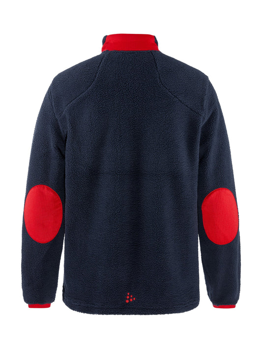 Craft NOR ADV Explore Pile Fleece Jacket Herren in Einfarbig, Rückansicht