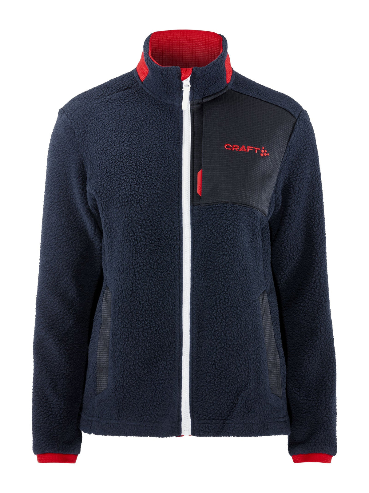 Craft NOR ADV Explore Pile Fleece Jacket Damen in Einfarbig, Vorderansicht