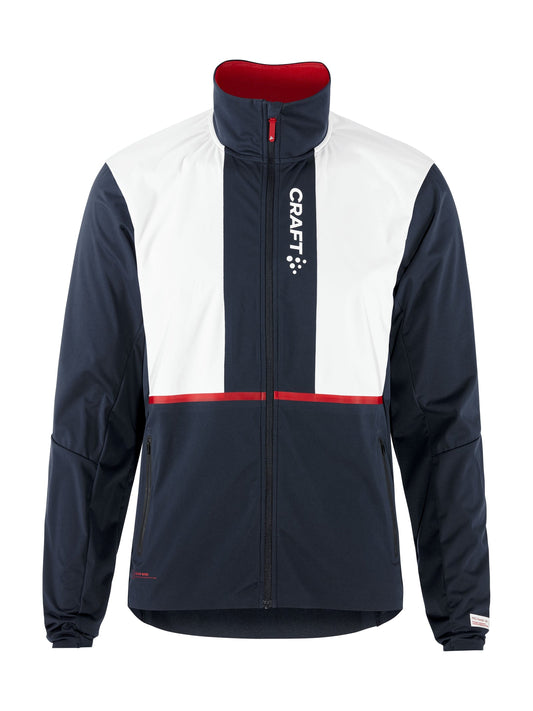 Craft NOR PRO Nordic Race Jacket Herren in Dunkelblau/Weiss, Vorderansicht