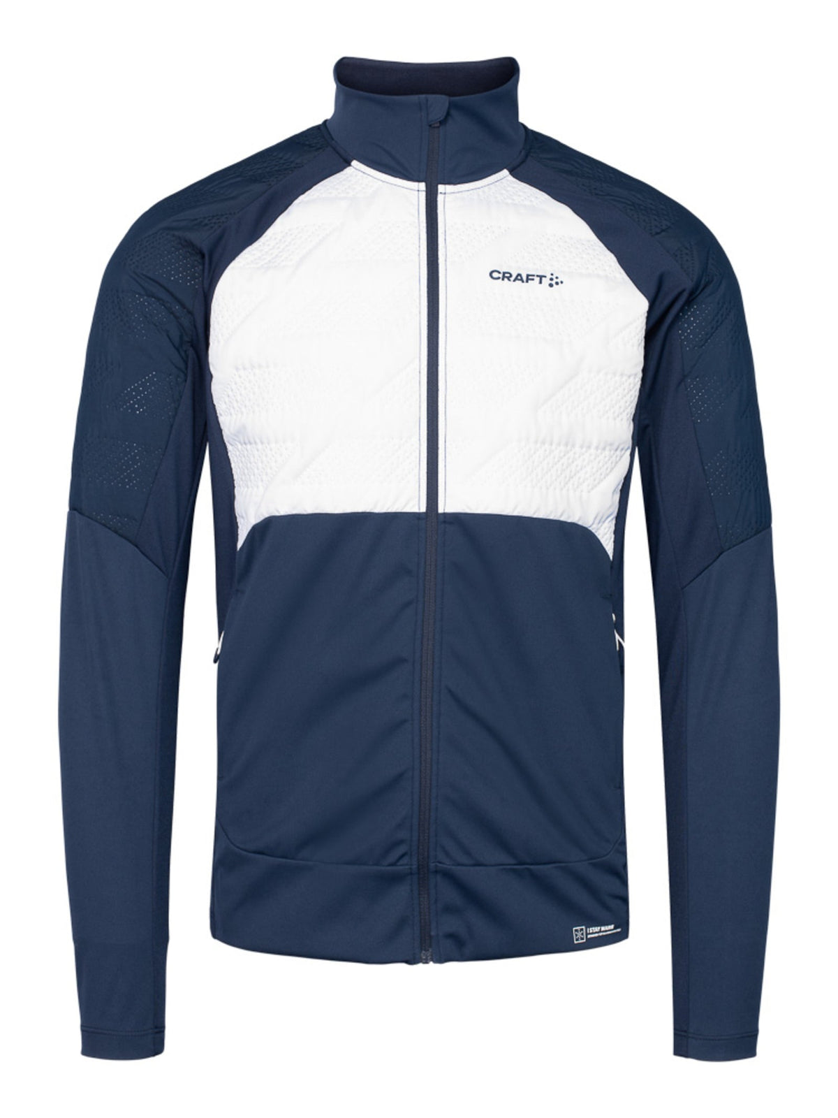 Craft NOR ADV Nordic Training Speed Jacket Herren in Dunkelblau/Weiss, Vorderansicht