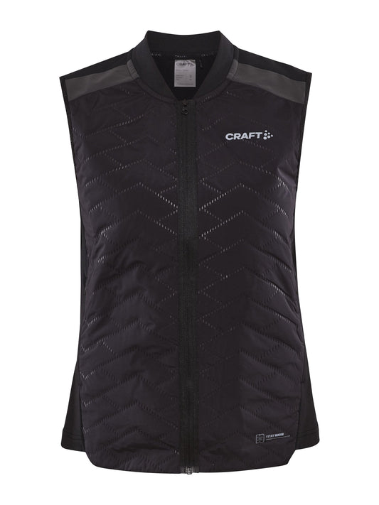 Craft ADV SubZ Vest 4 Damen in Schwarz, Vorderansicht