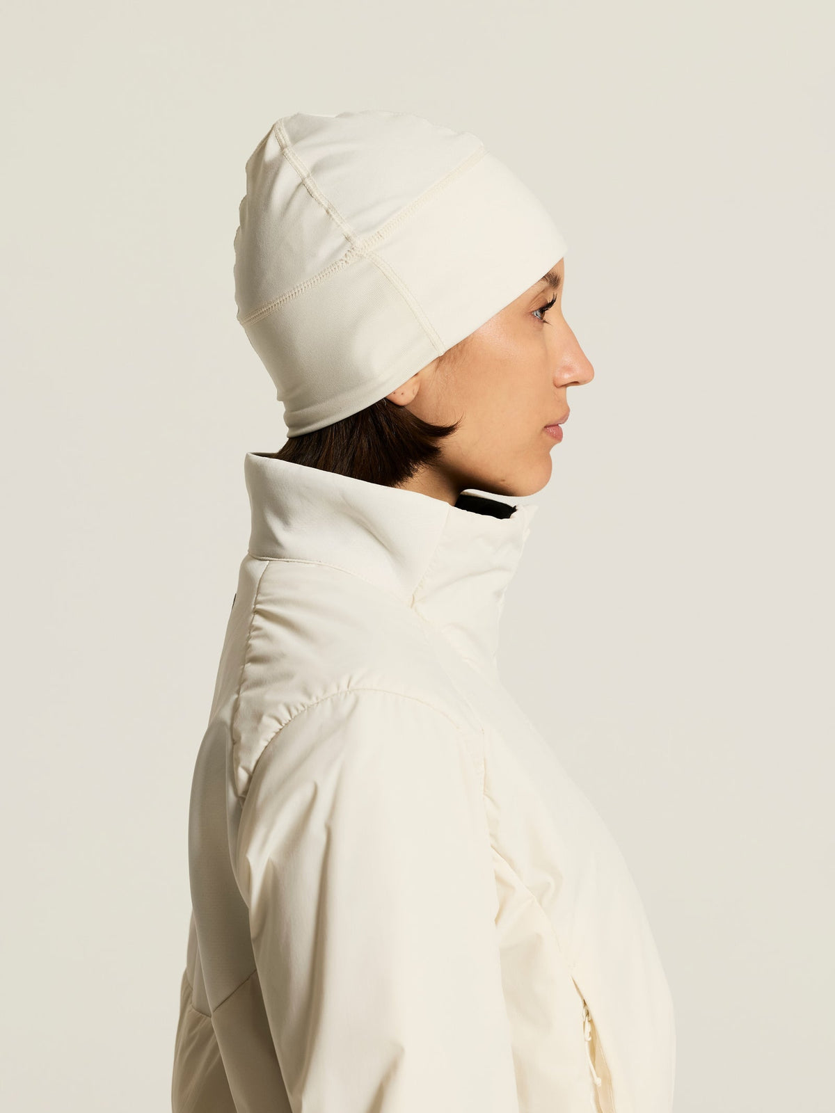 Craft ADV Windblock Fleece Hat in Naturweiss, Detailansicht