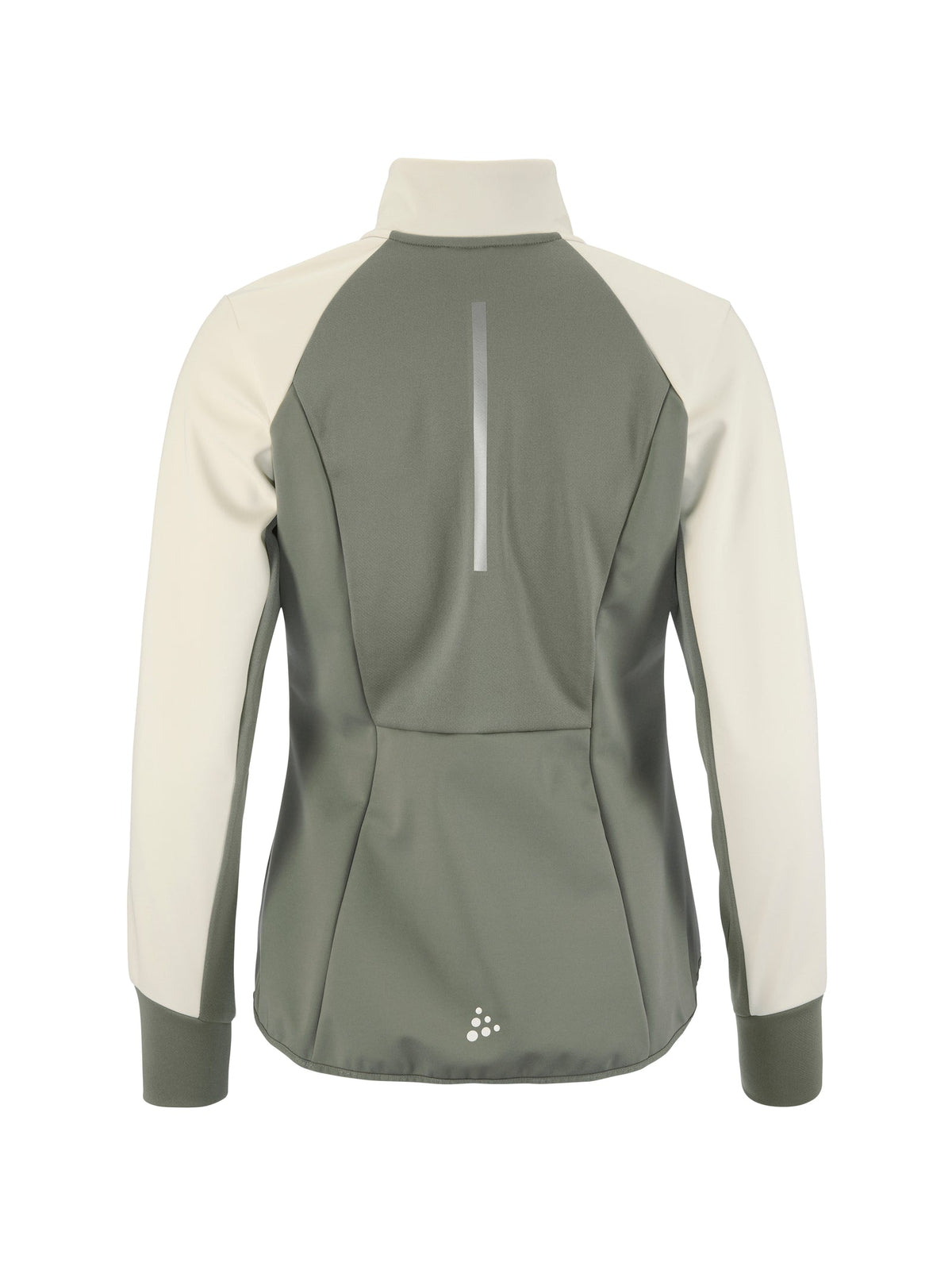 Craft CORE Essence Nordic Jacket 2 Damen in Salbeigrün/Naturweiss, Rückansicht
