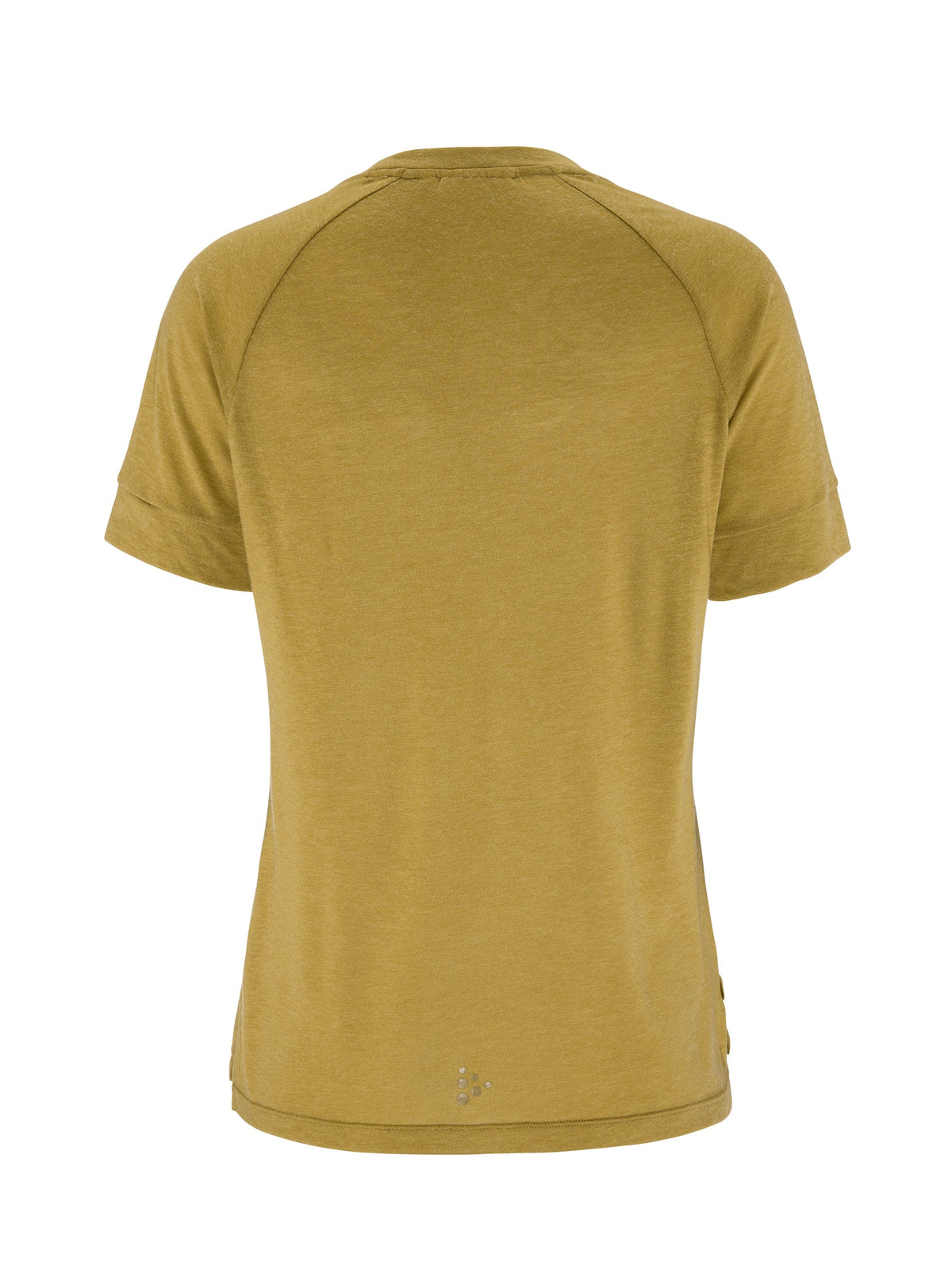 Craft ADV Trail Wool SS Tee Damen in Khaki meliert, Rückansicht