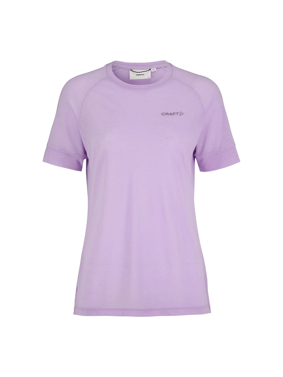 Craft ADV Trail Wool SS Tee Damen in Flieder meliert, Vorderansicht