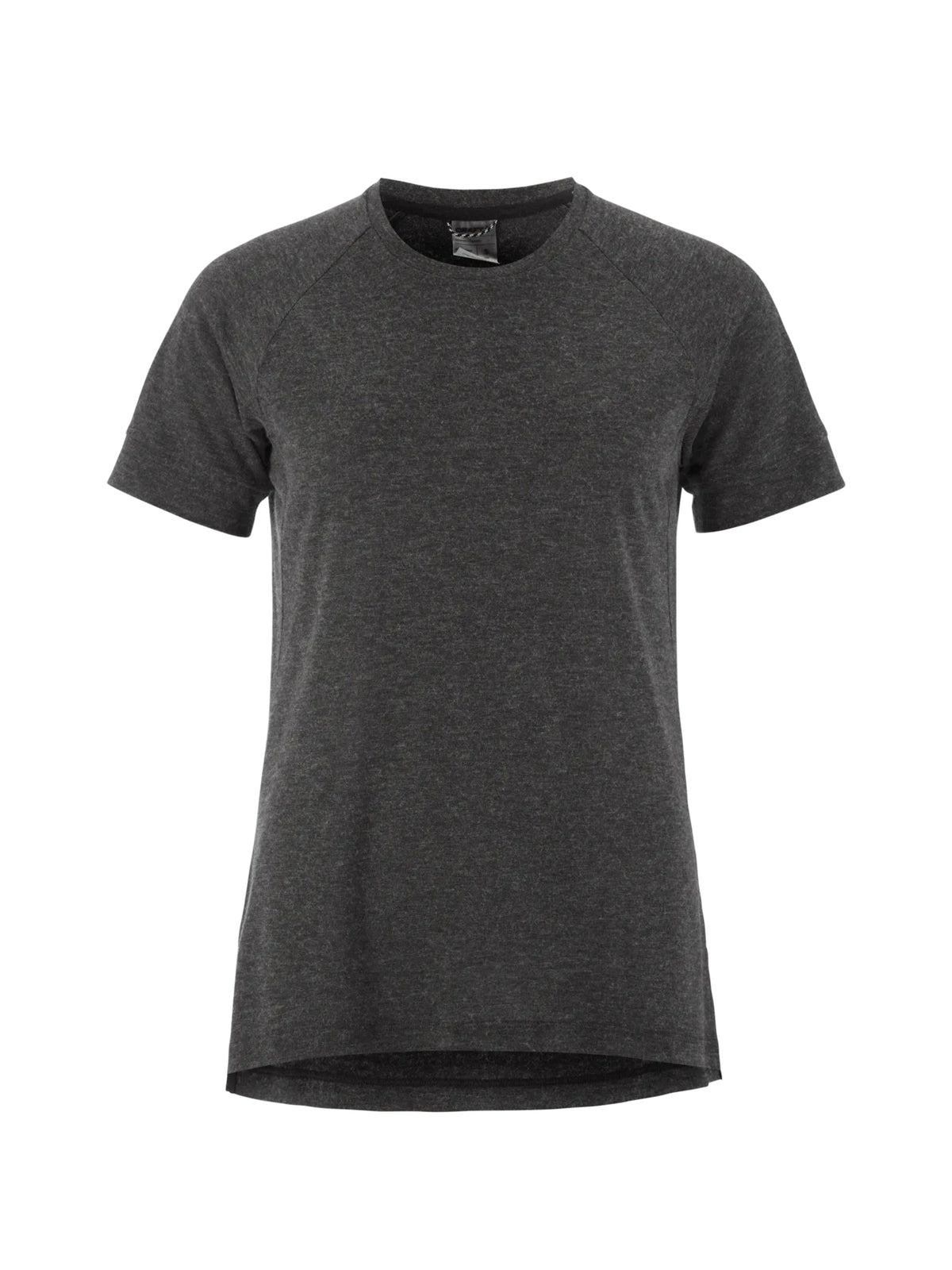 Craft ADV Trail Wool SS Tee Damen in Schwarz meliert, Vorderansicht
