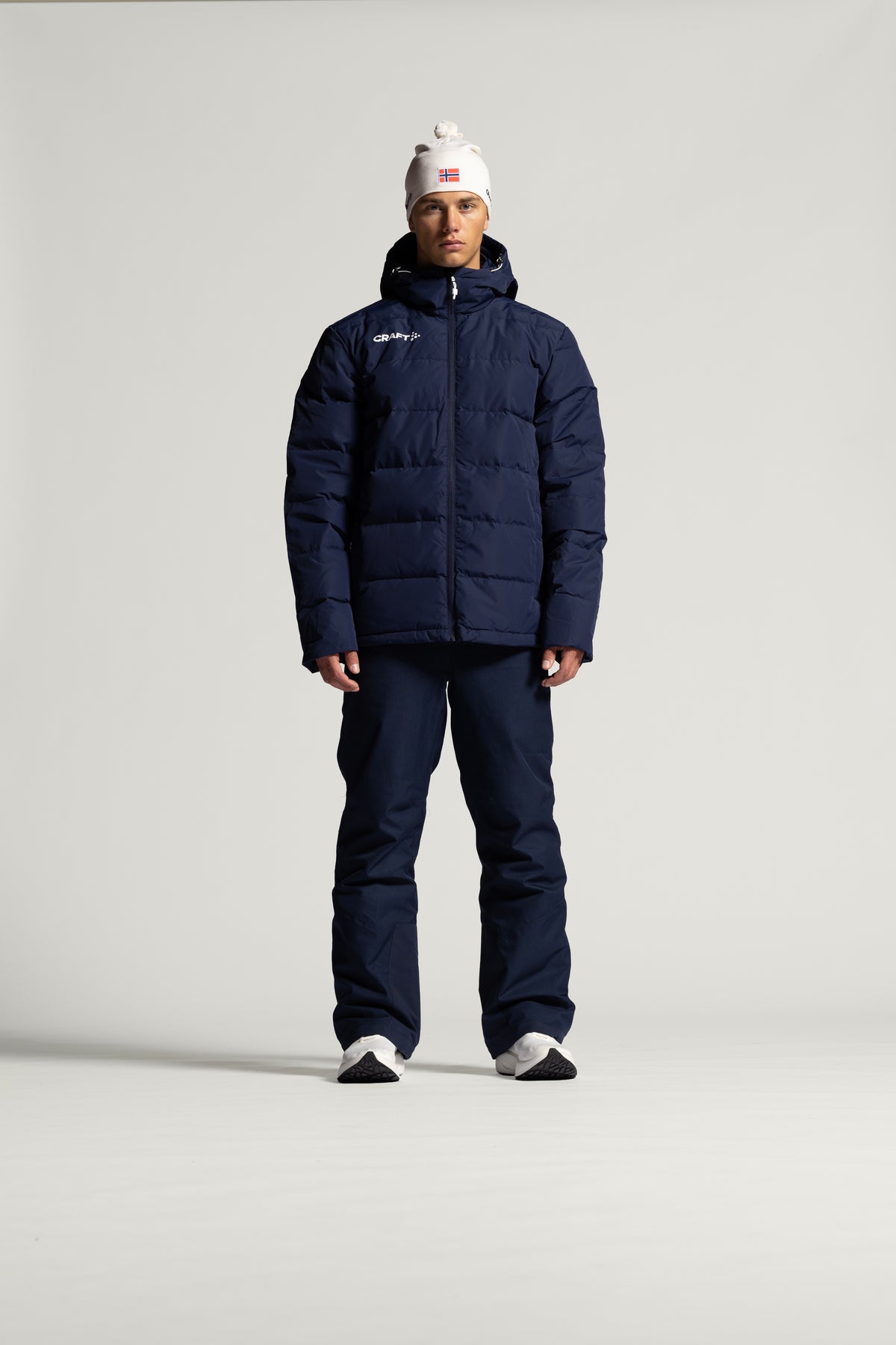 Craft Ability Down Jacket Herren in Navy, Detailansicht
