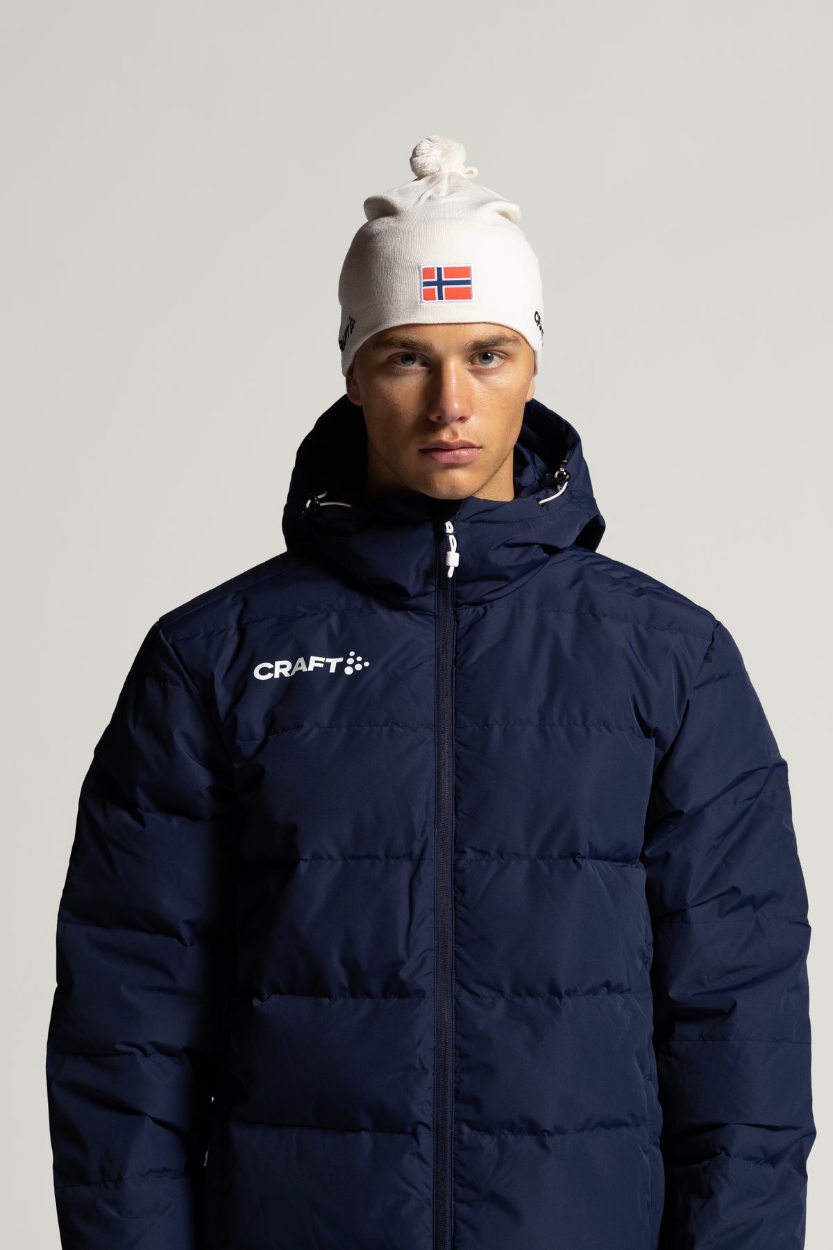 Craft Ability Down Jacket Herren in Navy, Detailansicht