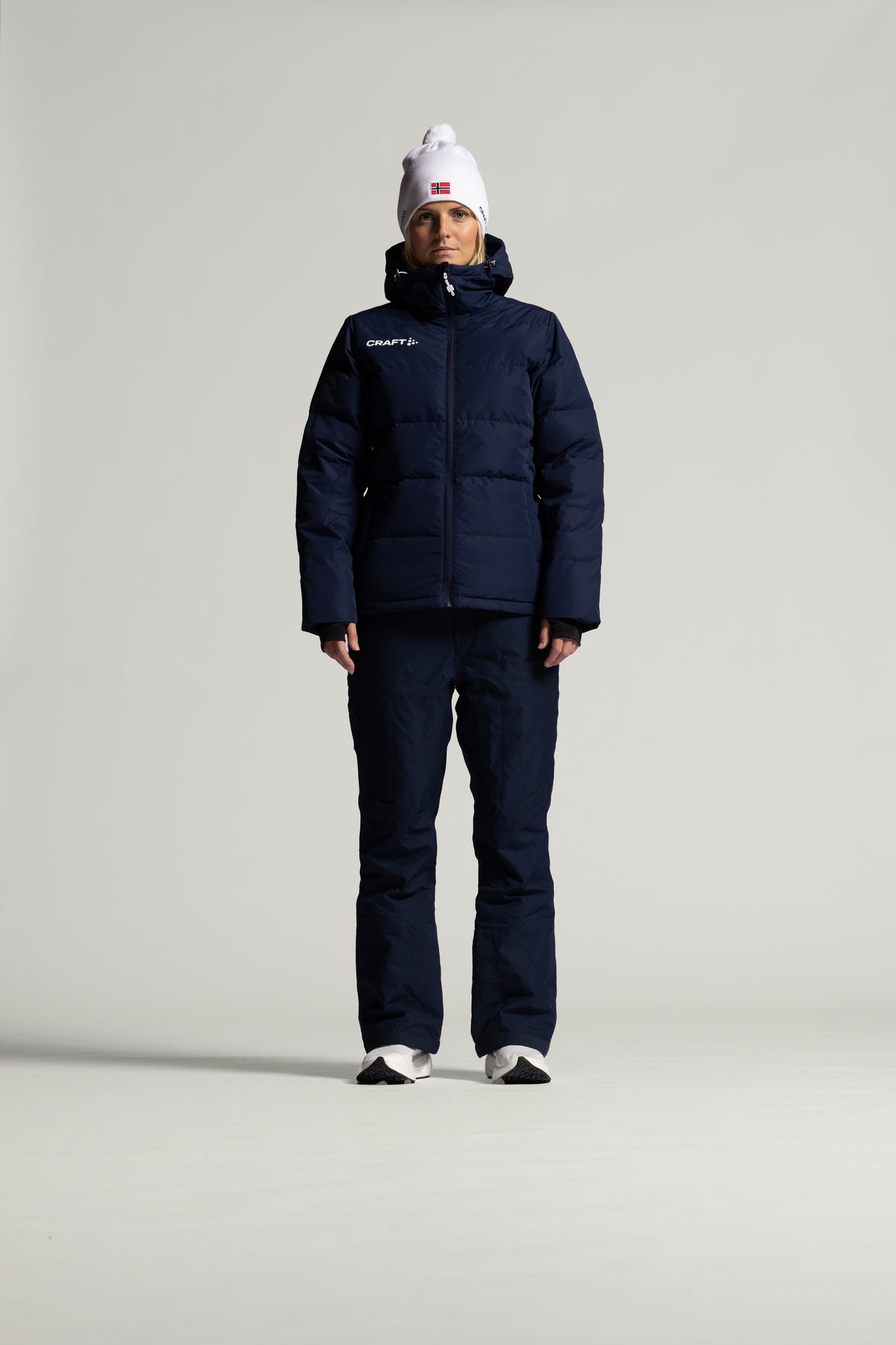 Craft Ability Down Jacket Damen in Navy, Detailansicht