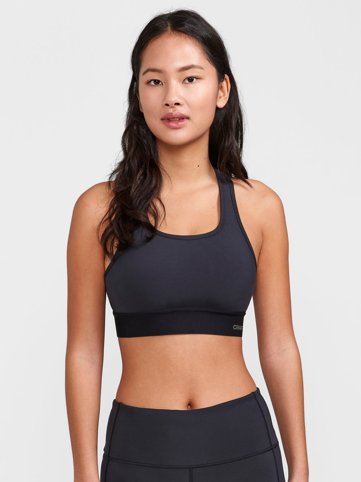 Craft Training Bra Padded Damen in Schwarz, Detailansicht