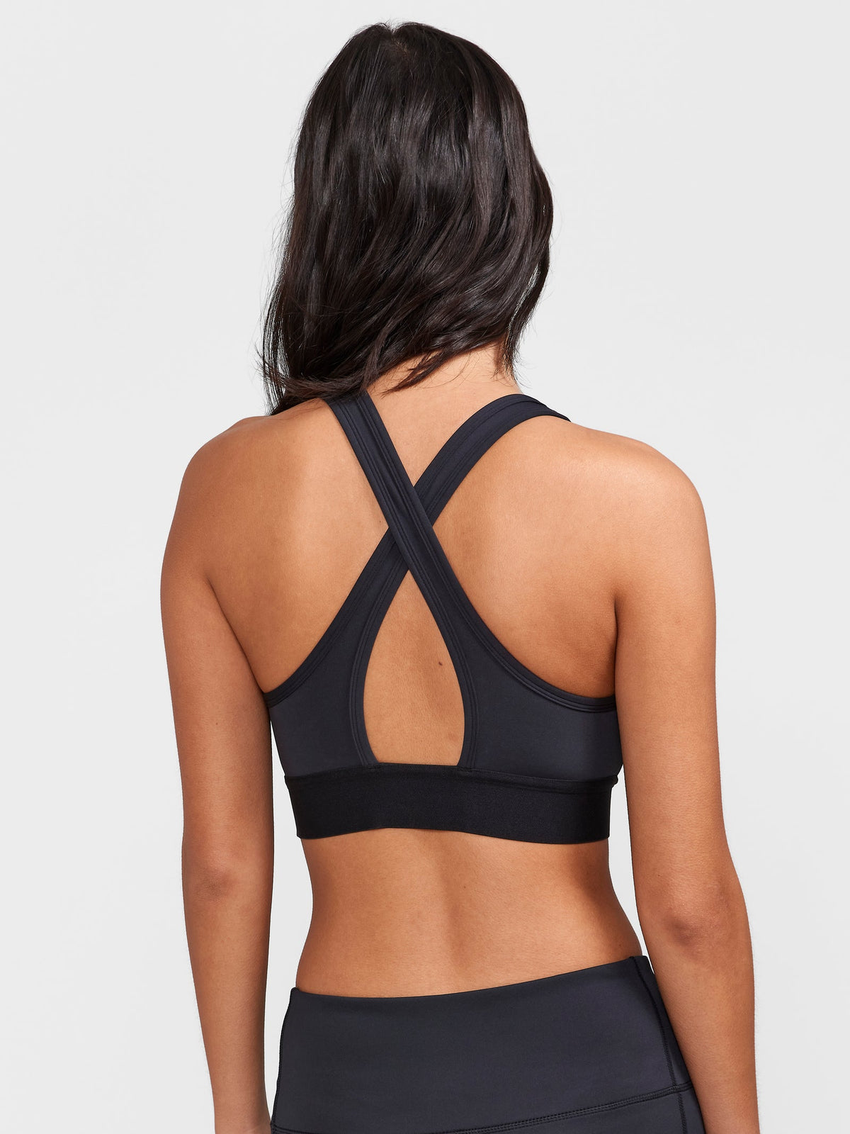Craft Training Bra Padded Damen in Schwarz, Detailansicht
