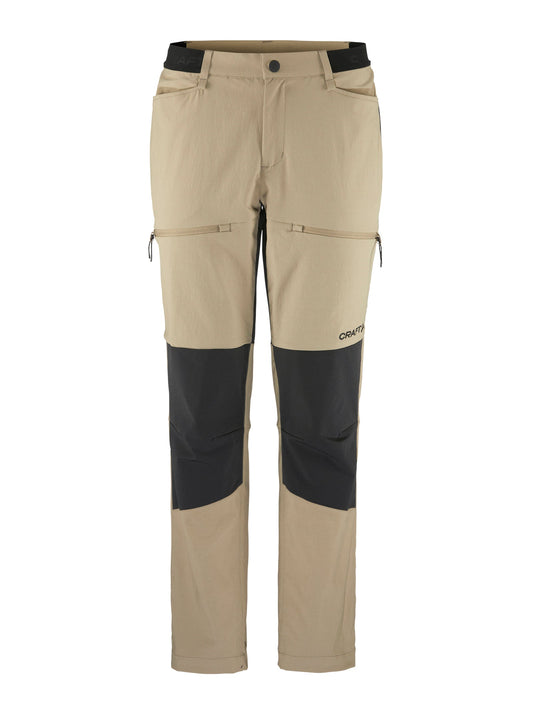 Craft PRO Explore Hiking Pants Herren in Beige, Vorderansicht