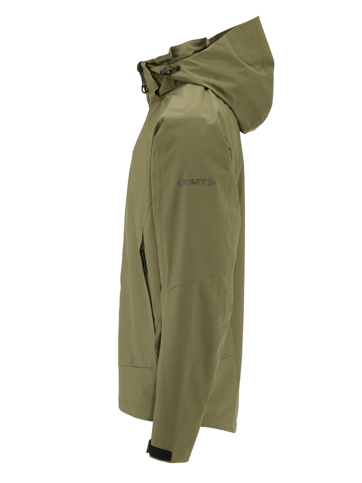 Craft CORE Explore Shell Jacket Herren in Oliv, Seitenansicht links