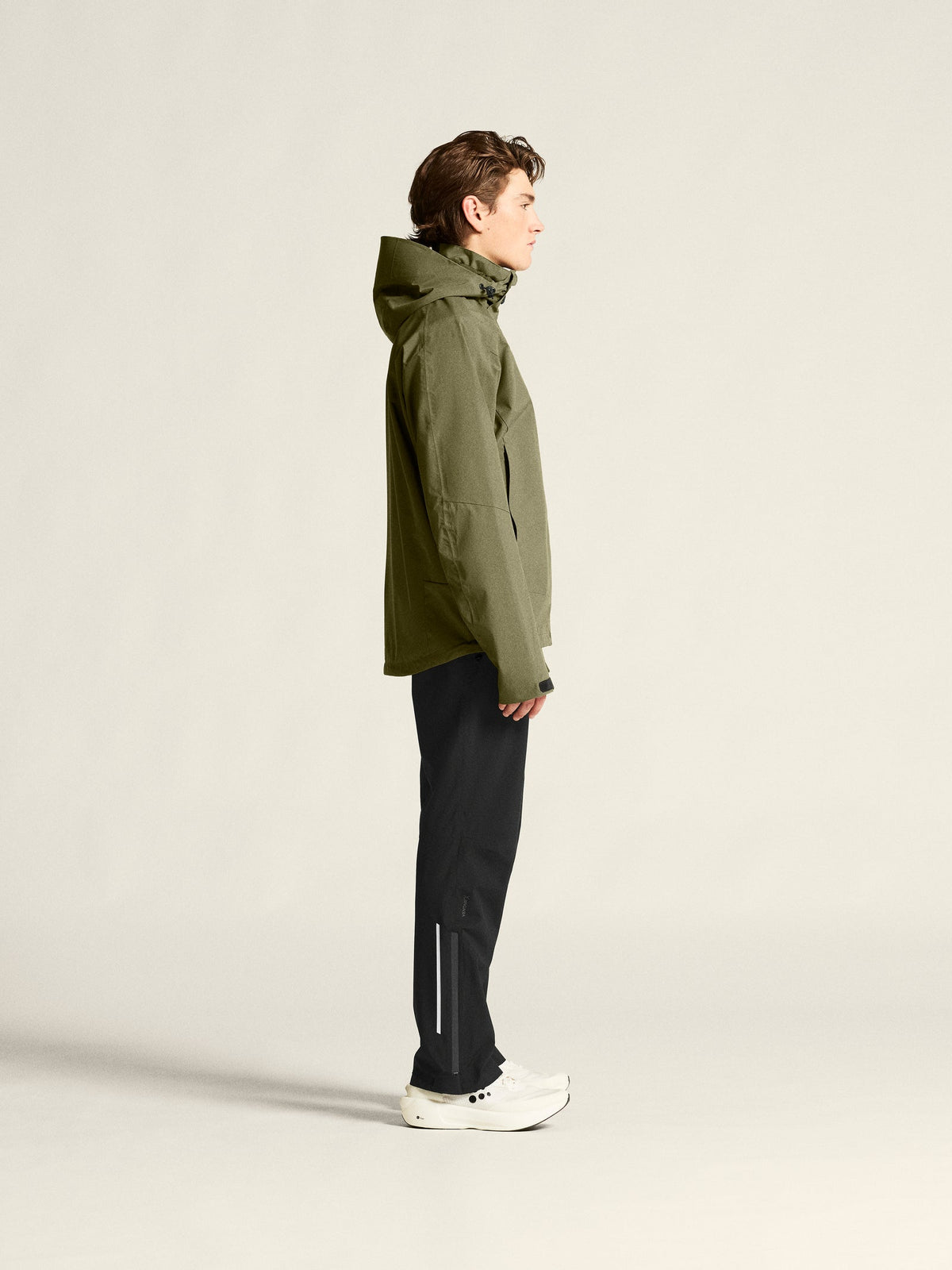 Craft CORE Explore Shell Jacket Herren in Oliv, Detailansicht