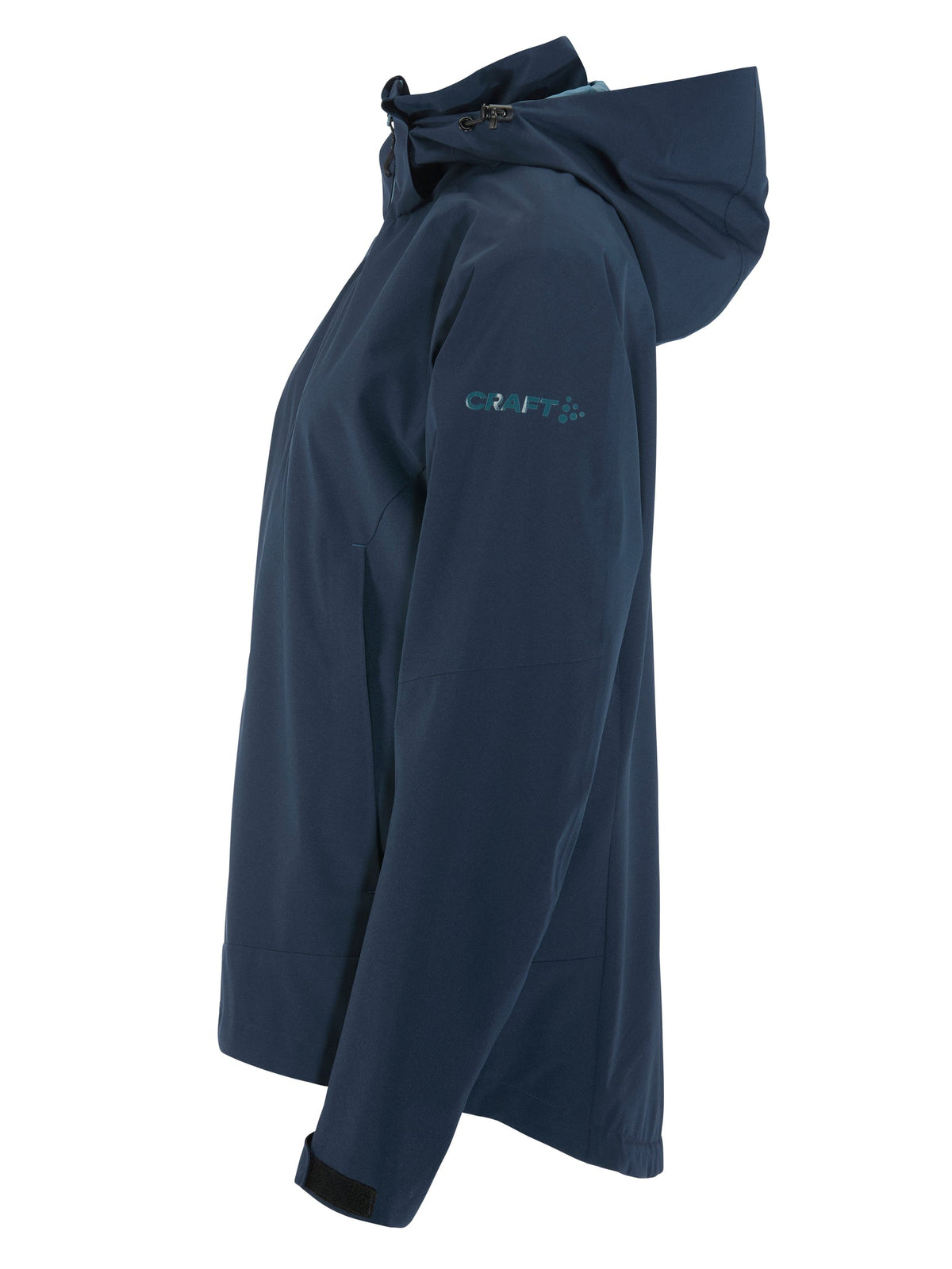 Craft CORE Explore Shell Jacket Damen in Dunkelblau, Seitenansicht links