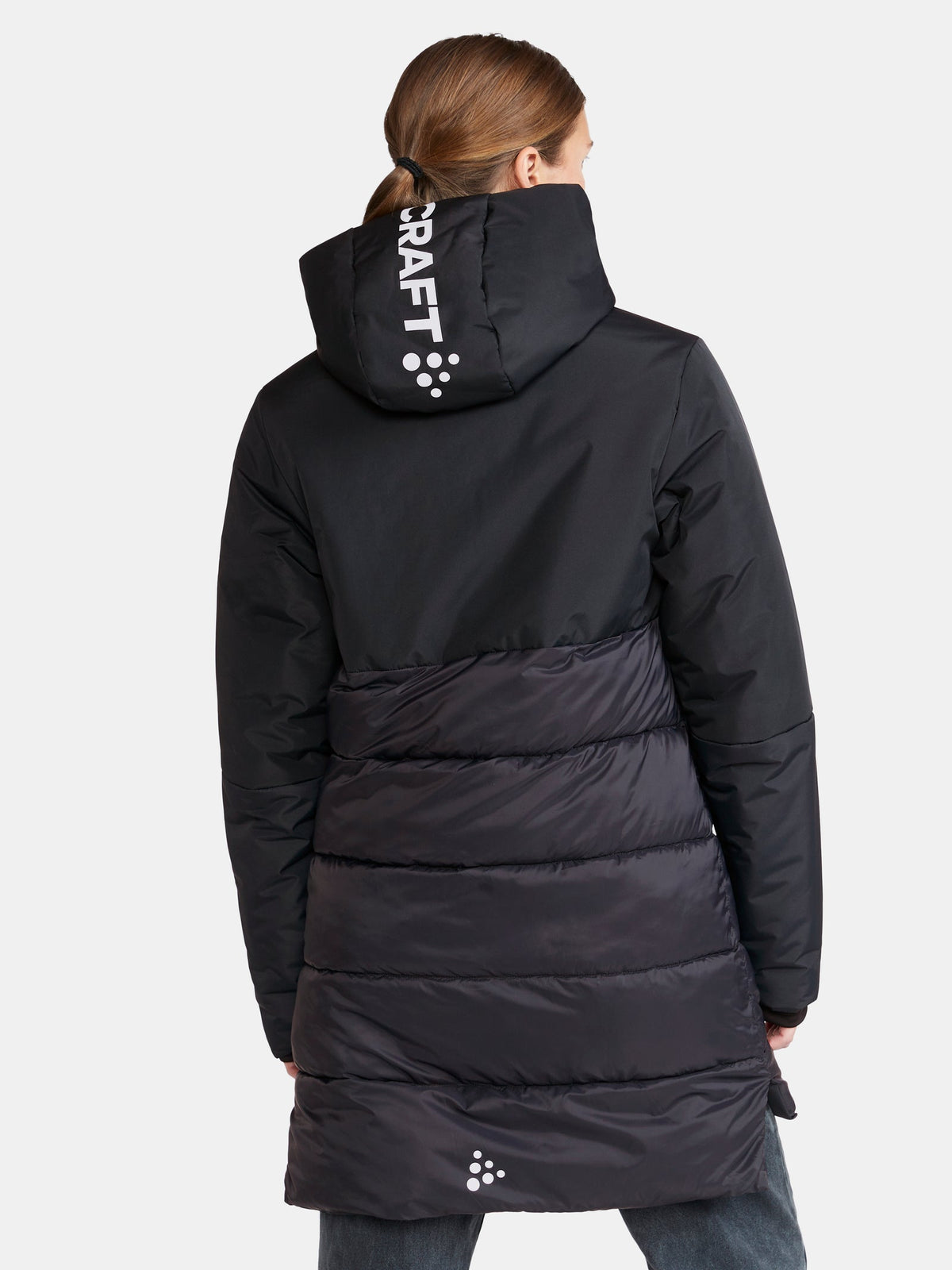 Craft Ability Isolate Parkas Damen in Schwarz, Detailansicht