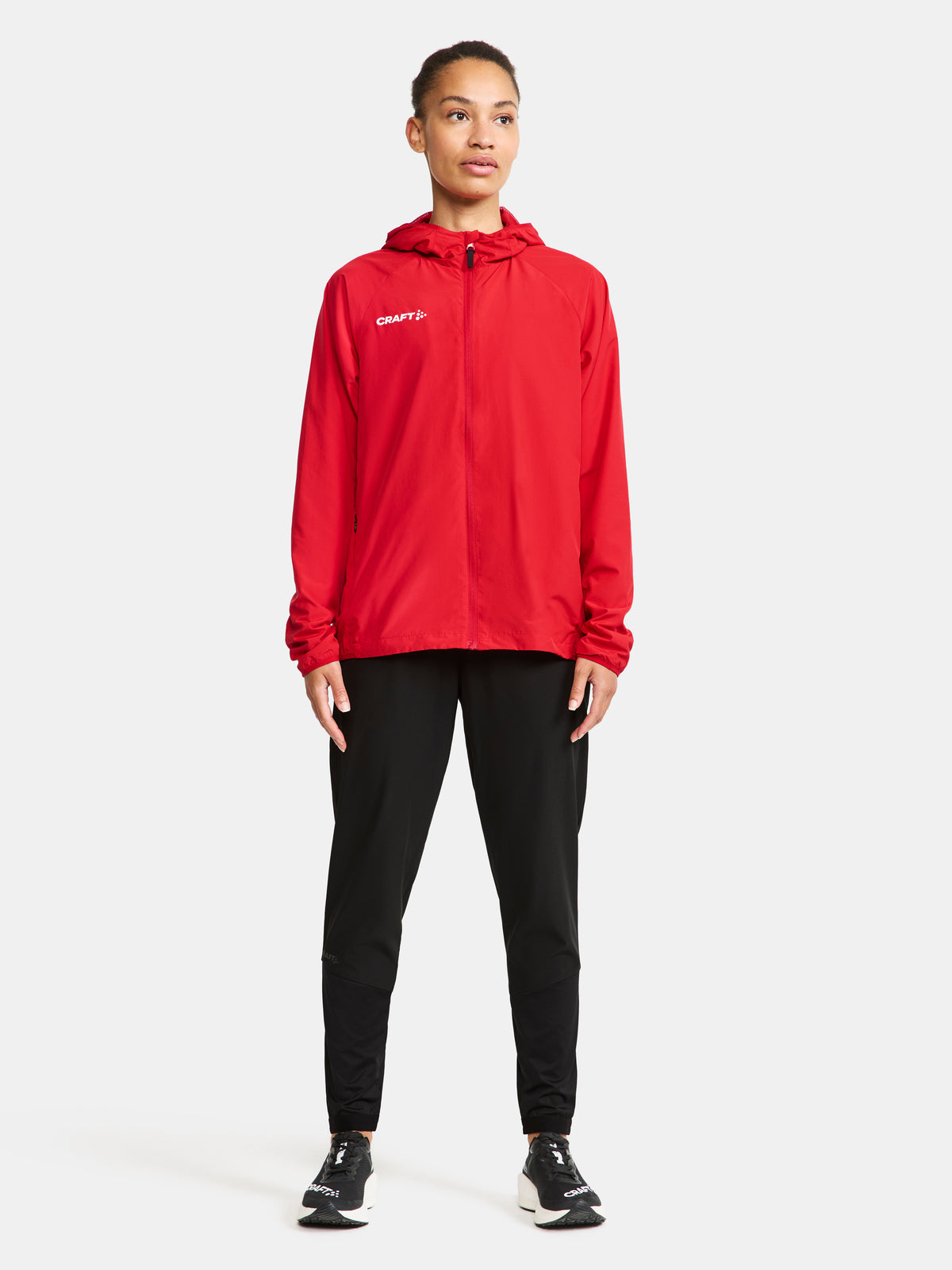 Craft Squad Go Jacket Damen in Rot, Detailansicht
