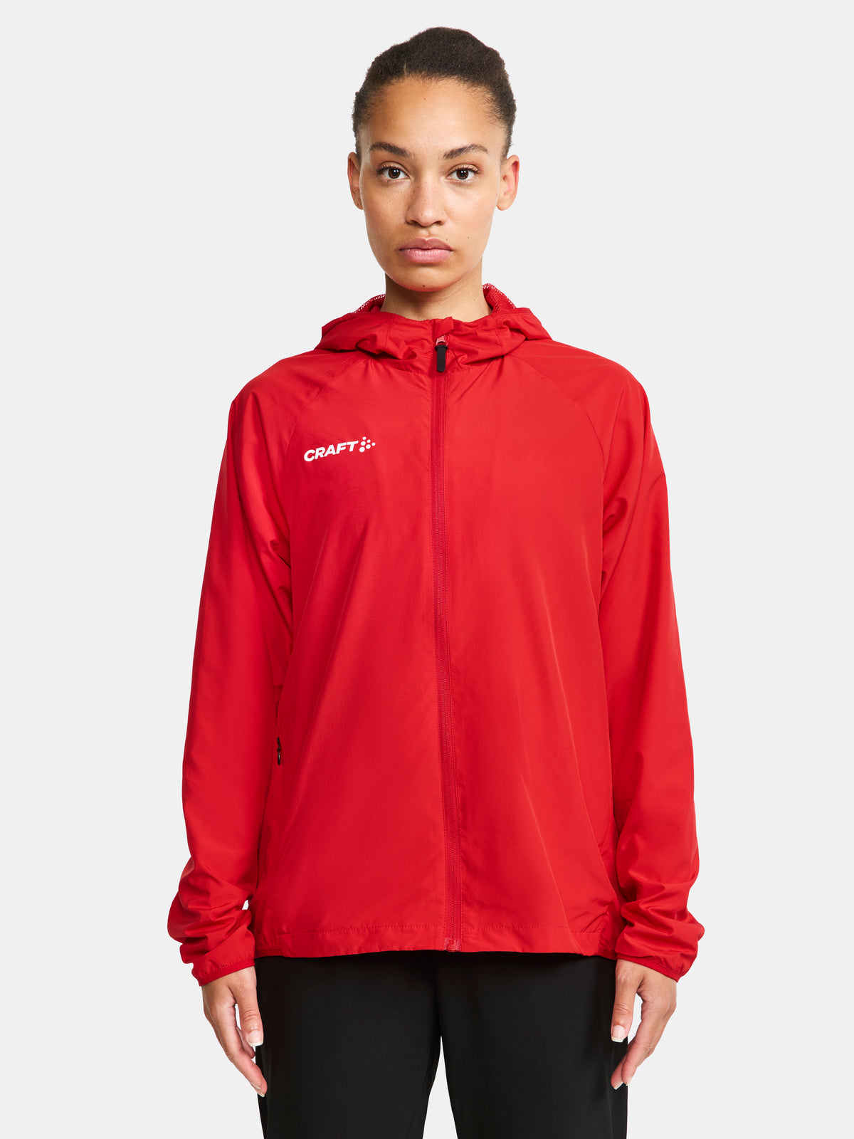 Craft Squad Go Jacket Damen in Rot, Detailansicht